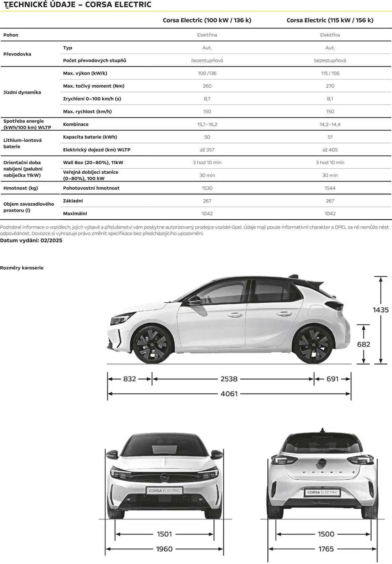 Opel katalog - Corsa Electric (2025-03-01 - 2026-02-28)