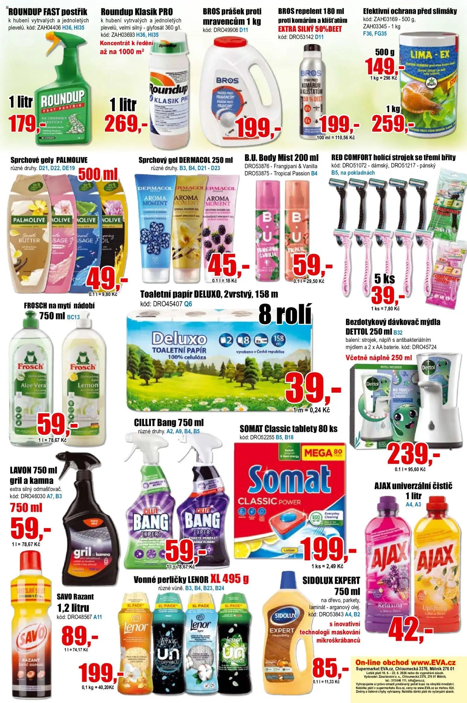 Eva supermarket leták