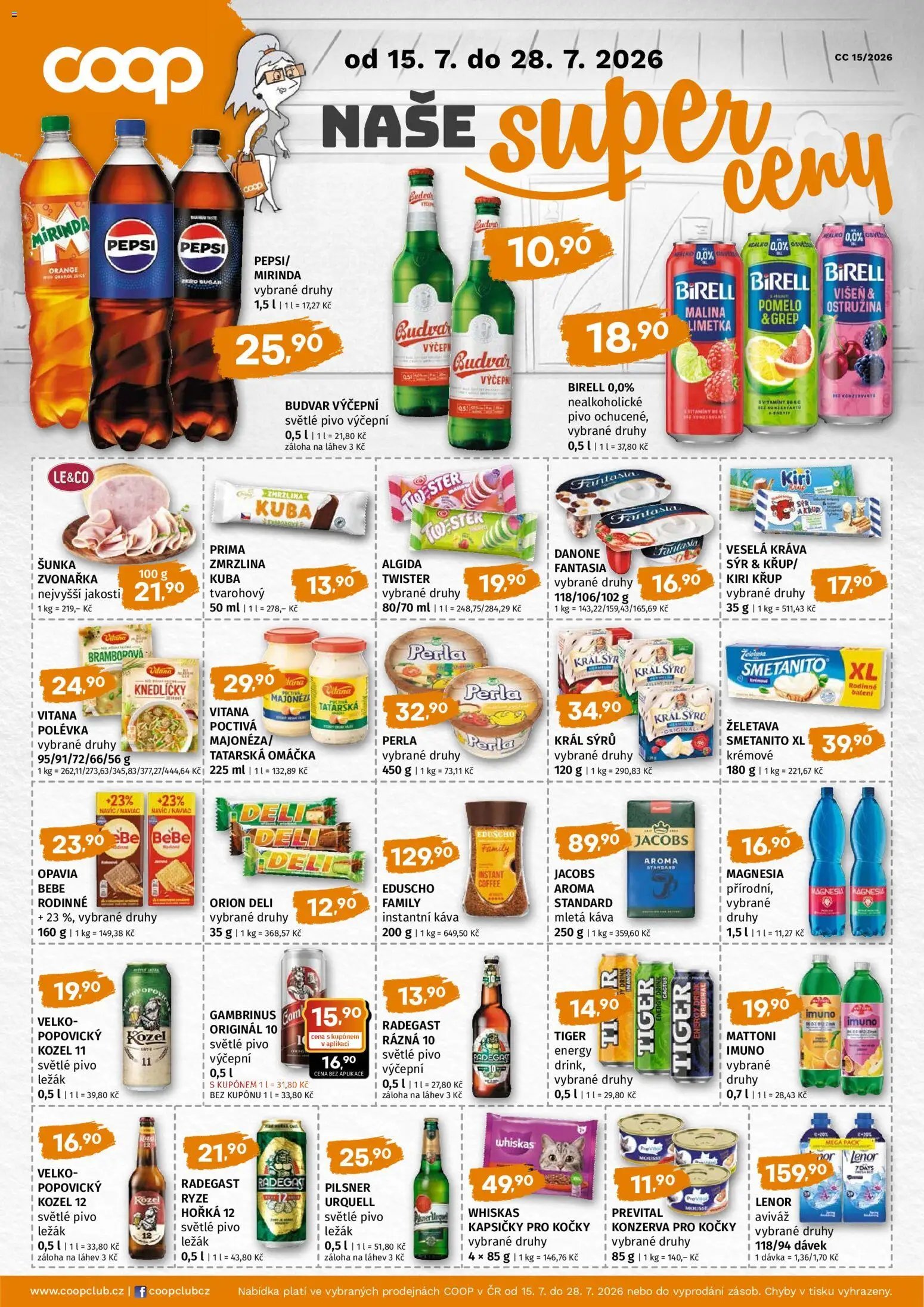 Terno leták - COOP naše super ceny