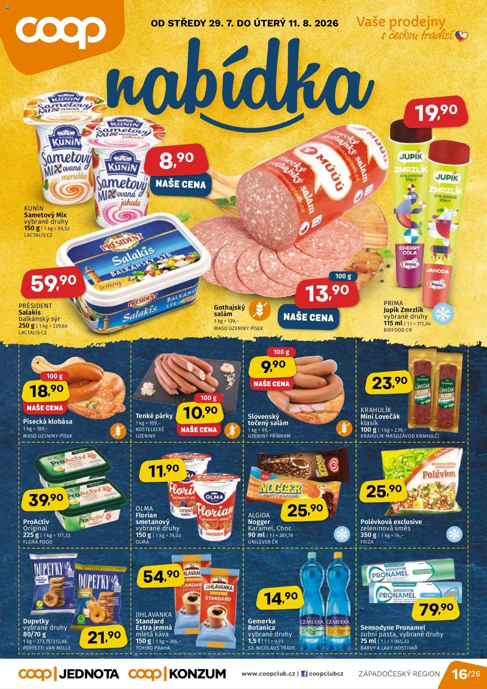 Coop leták - Západočeský region