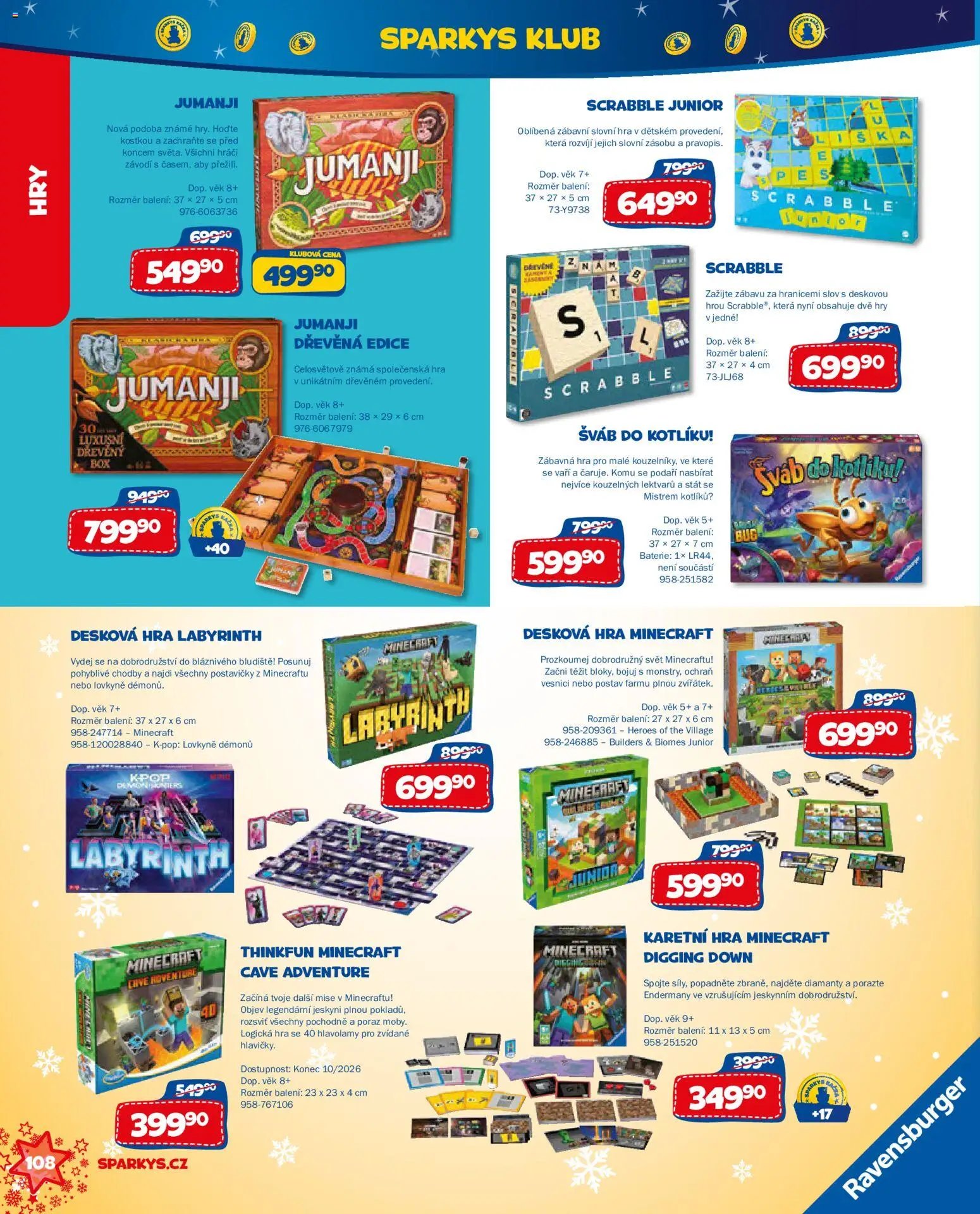 Sparkys katalog Vánoce 2026