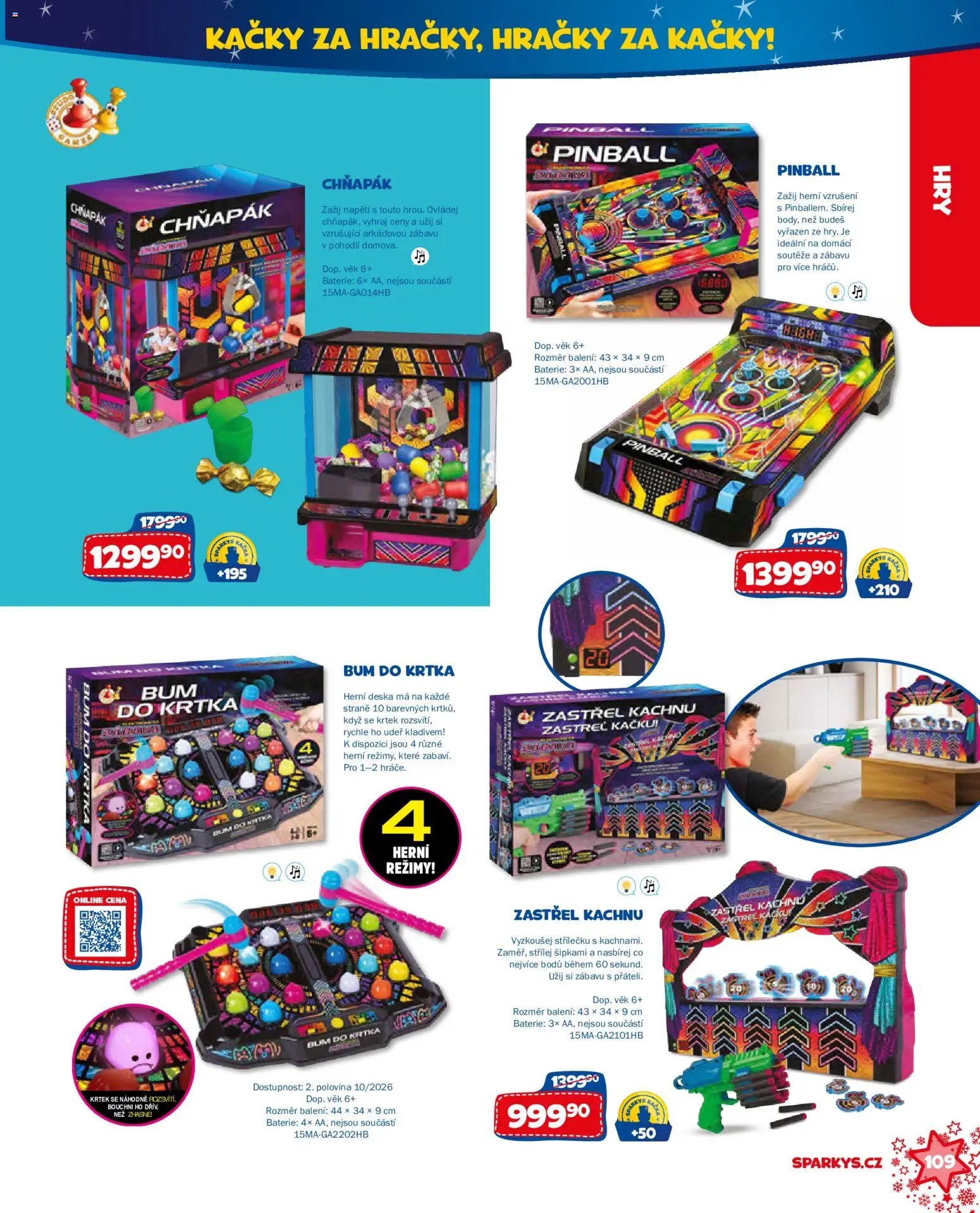 Sparkys katalog Vánoce 2026
