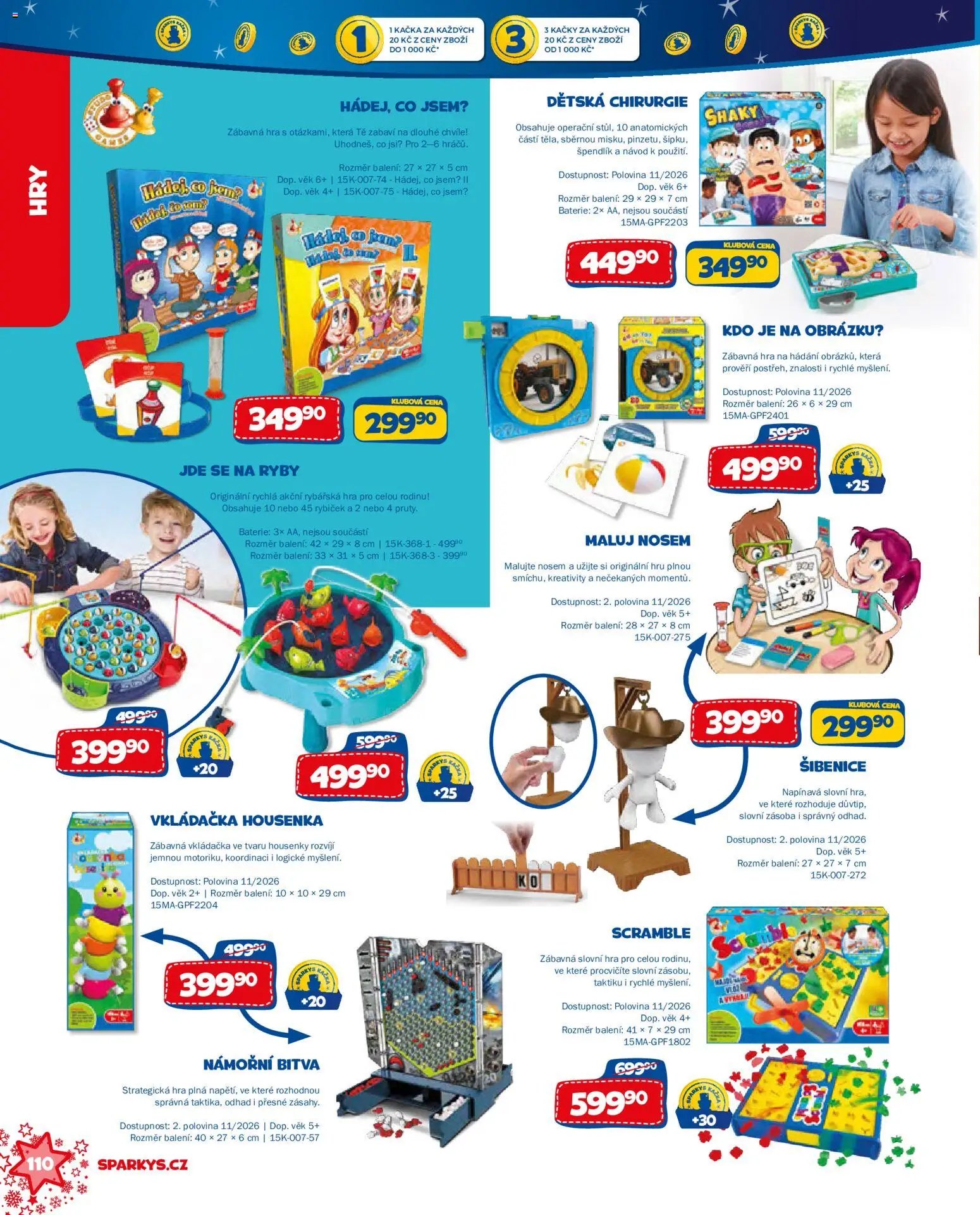 Sparkys katalog Vánoce 2026