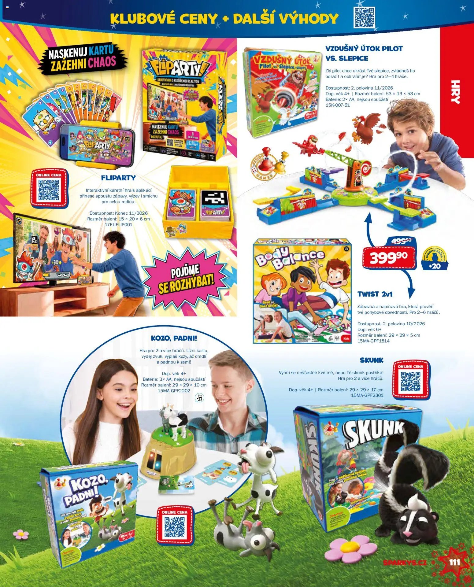 Sparkys katalog Vánoce 2026