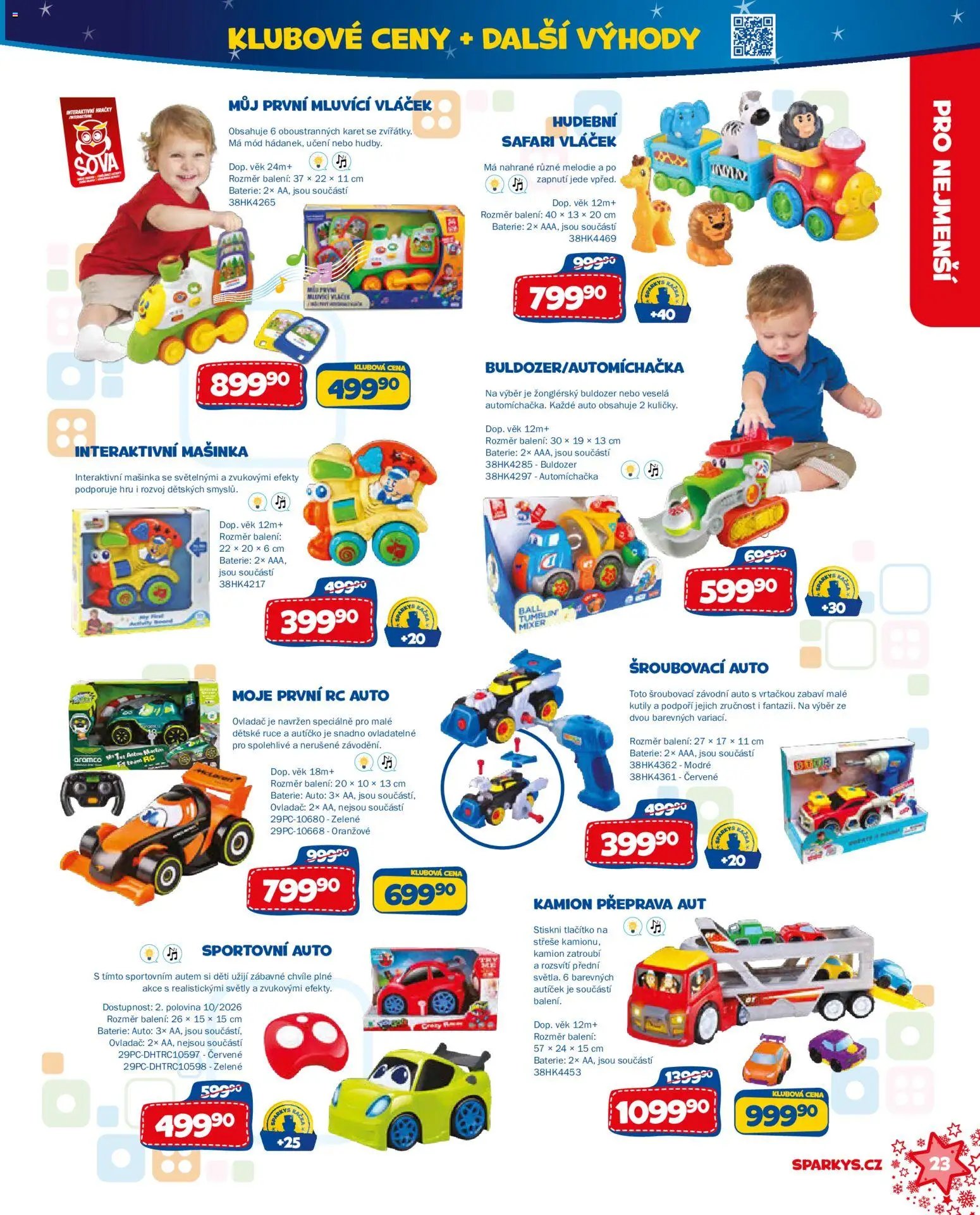Sparkys katalog Vánoce 2026