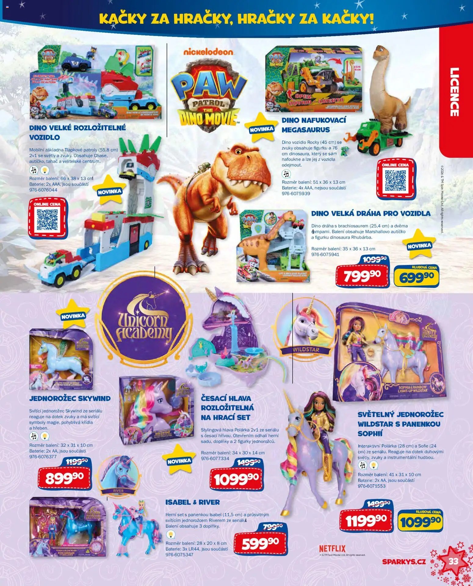 Sparkys katalog Vánoce 2026