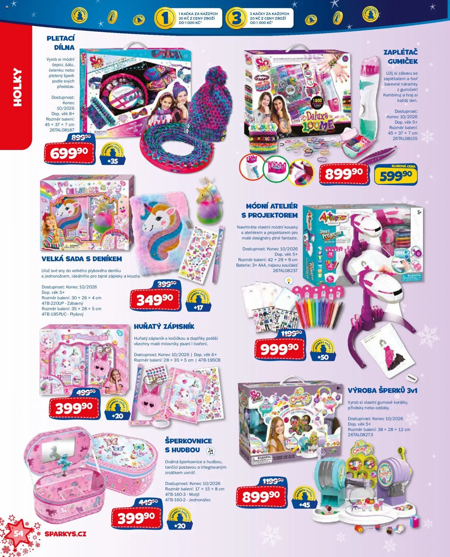 Sparkys katalog Vánoce 2026