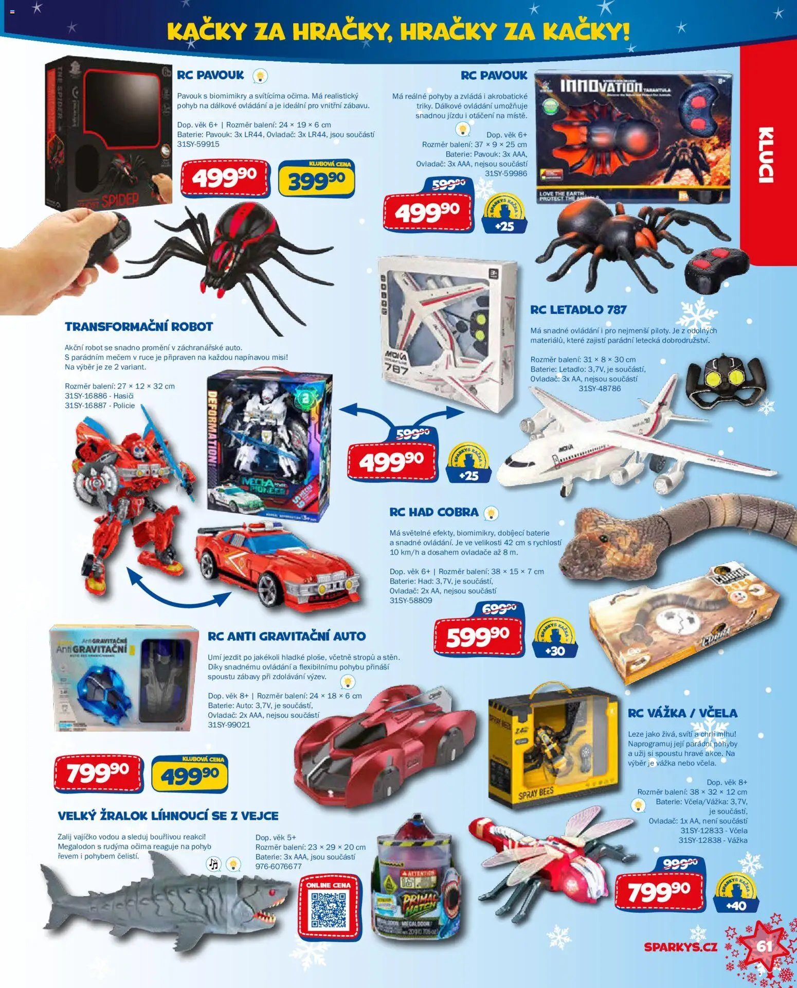Sparkys katalog Vánoce 2026