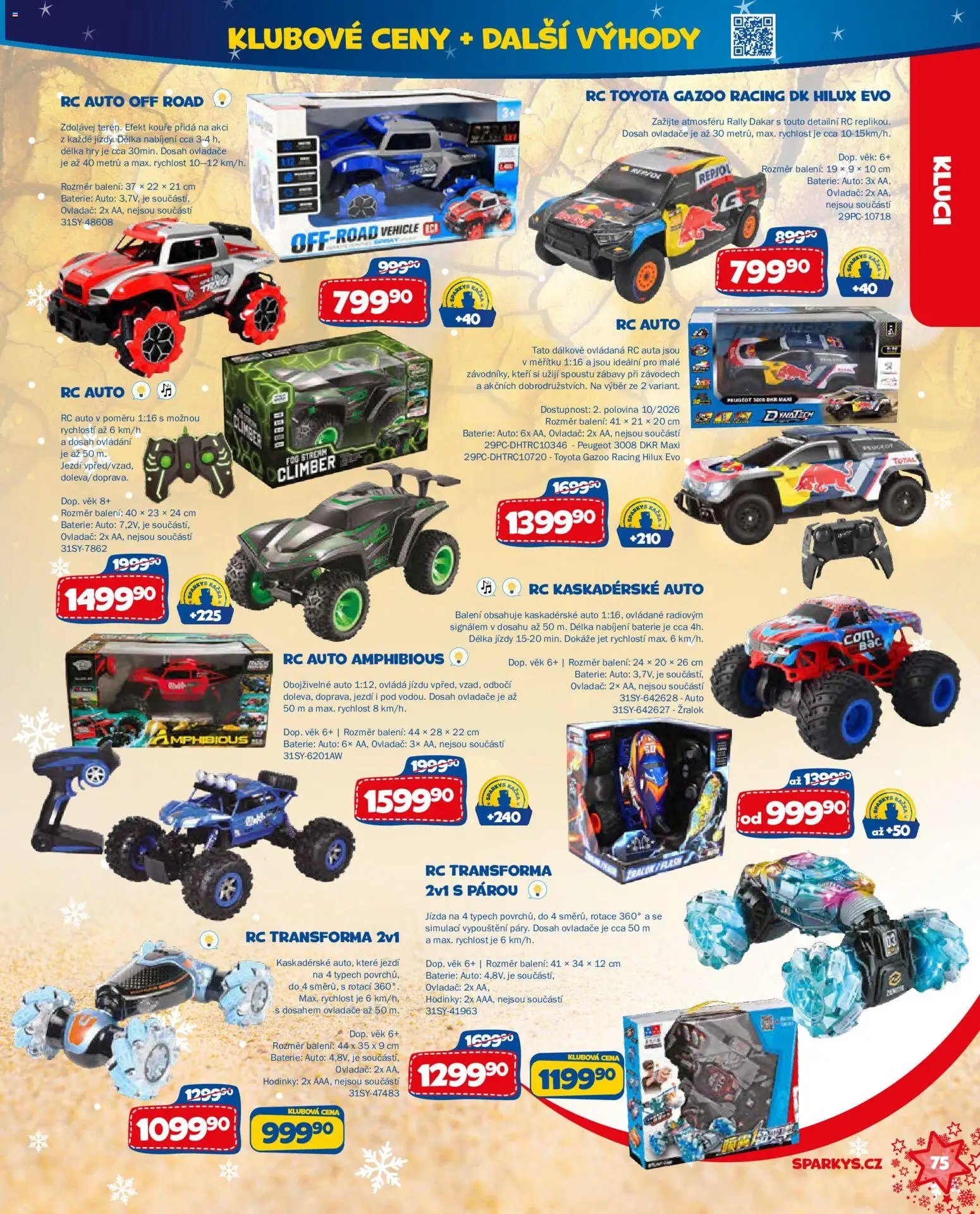 Sparkys katalog Vánoce 2026