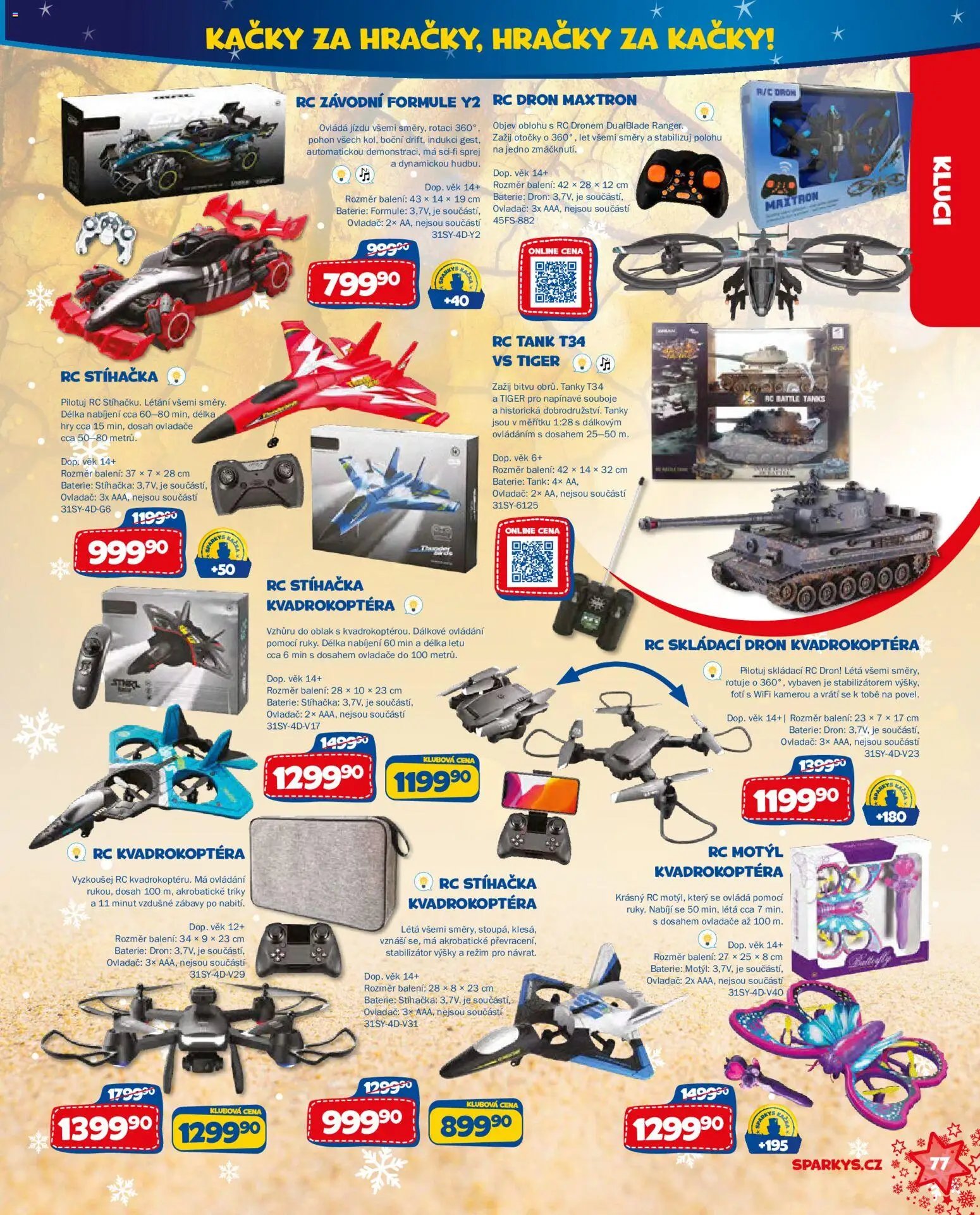 Sparkys katalog Vánoce 2026