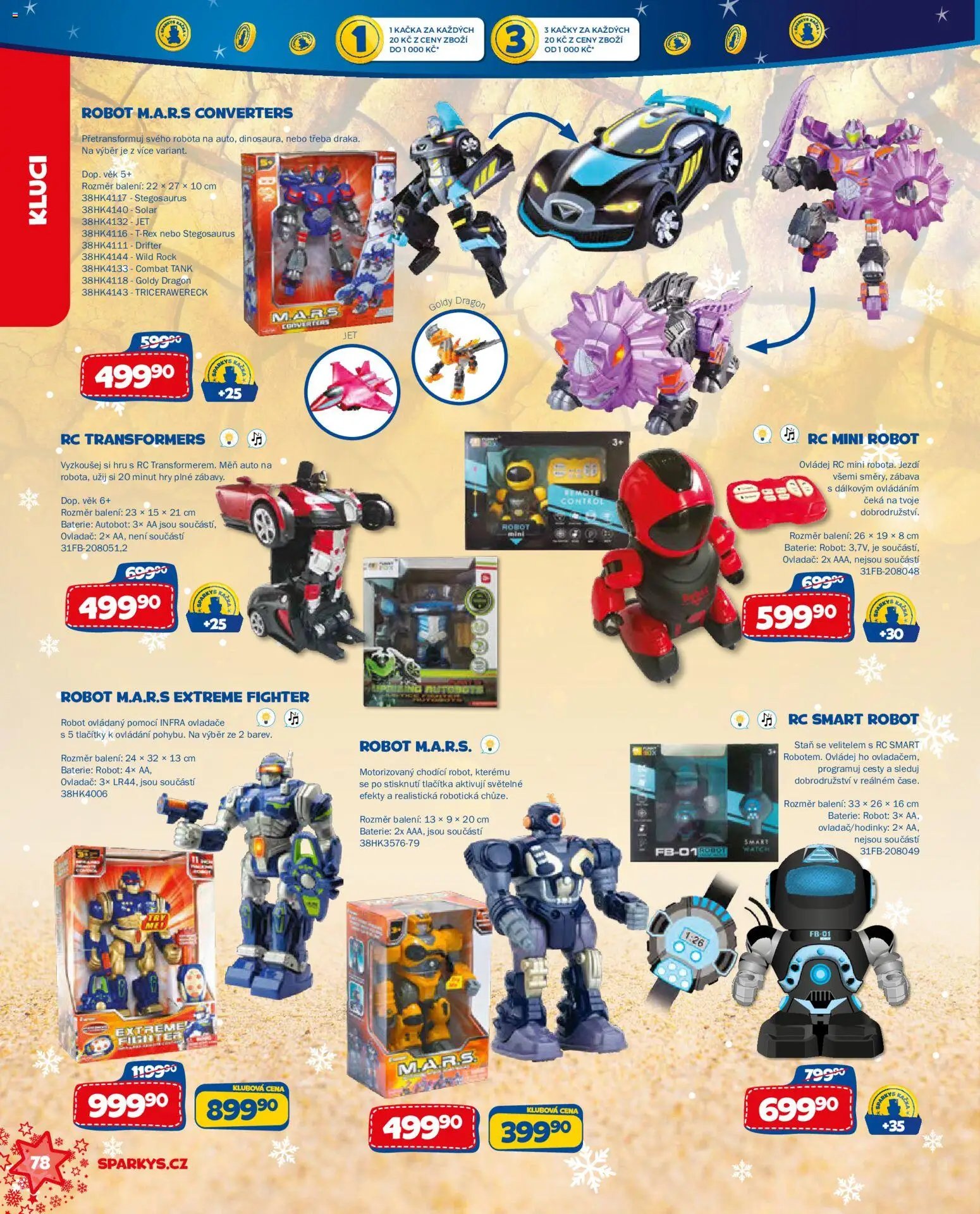 Sparkys katalog Vánoce 2026