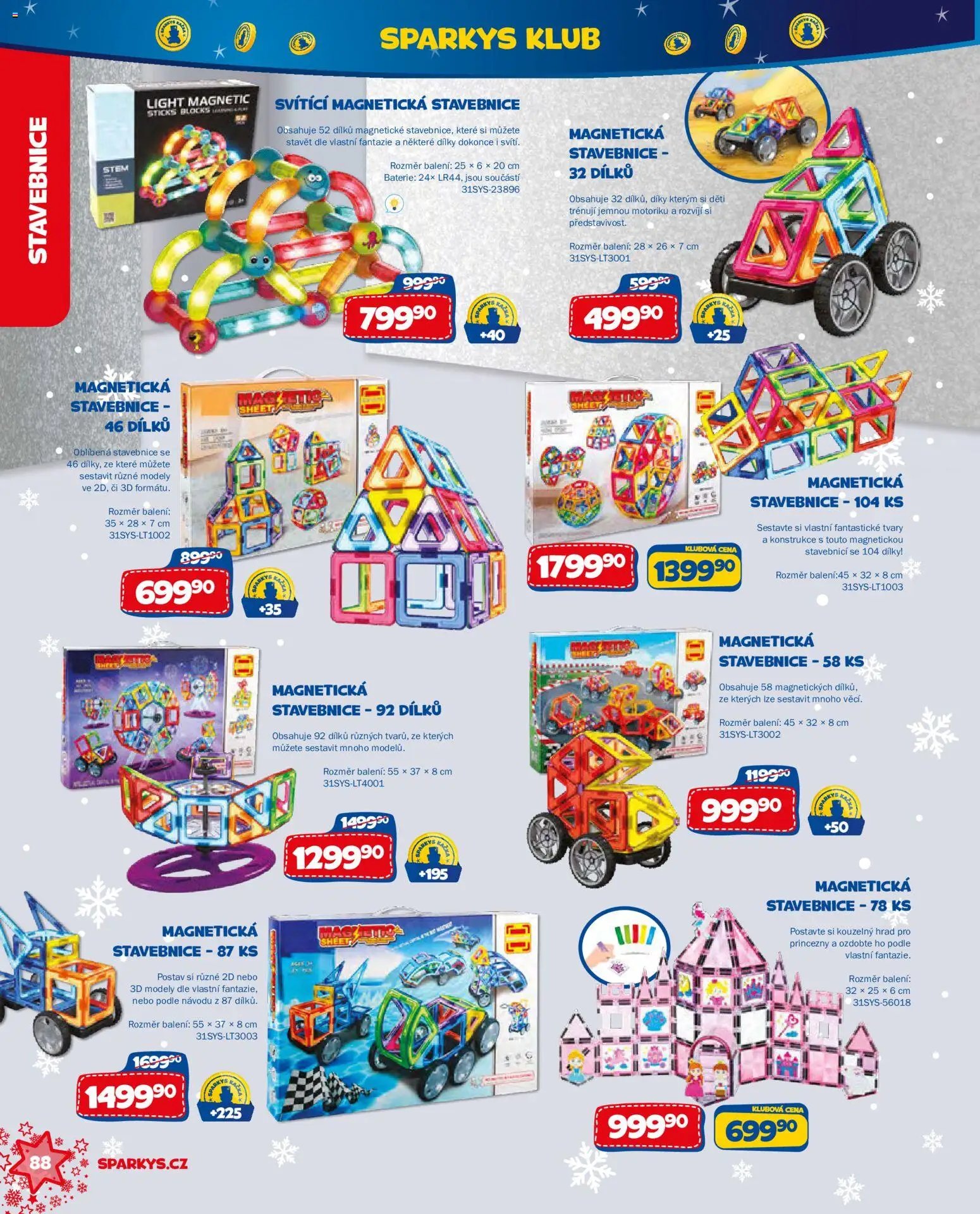 Sparkys katalog Vánoce 2026