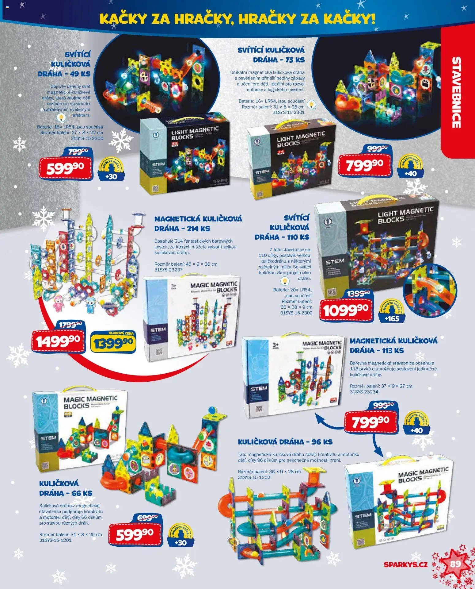Sparkys katalog Vánoce 2026