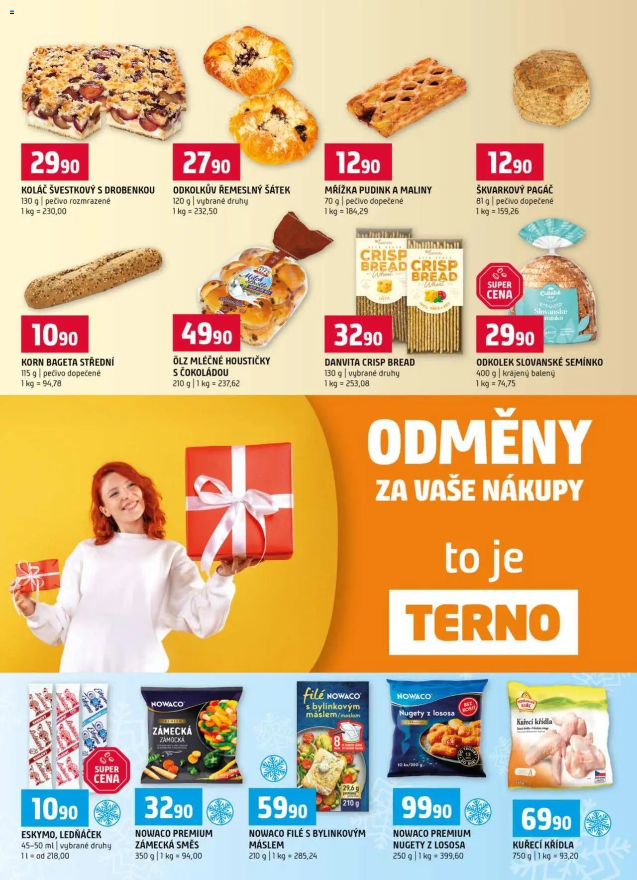 Terno leták - Bechyně, České Budějovice, Hradec Králové, Olomouc, Třeboň, Trhové Sviny, Týn nad Vltavou (2025-10-22 - 2025-10-28)