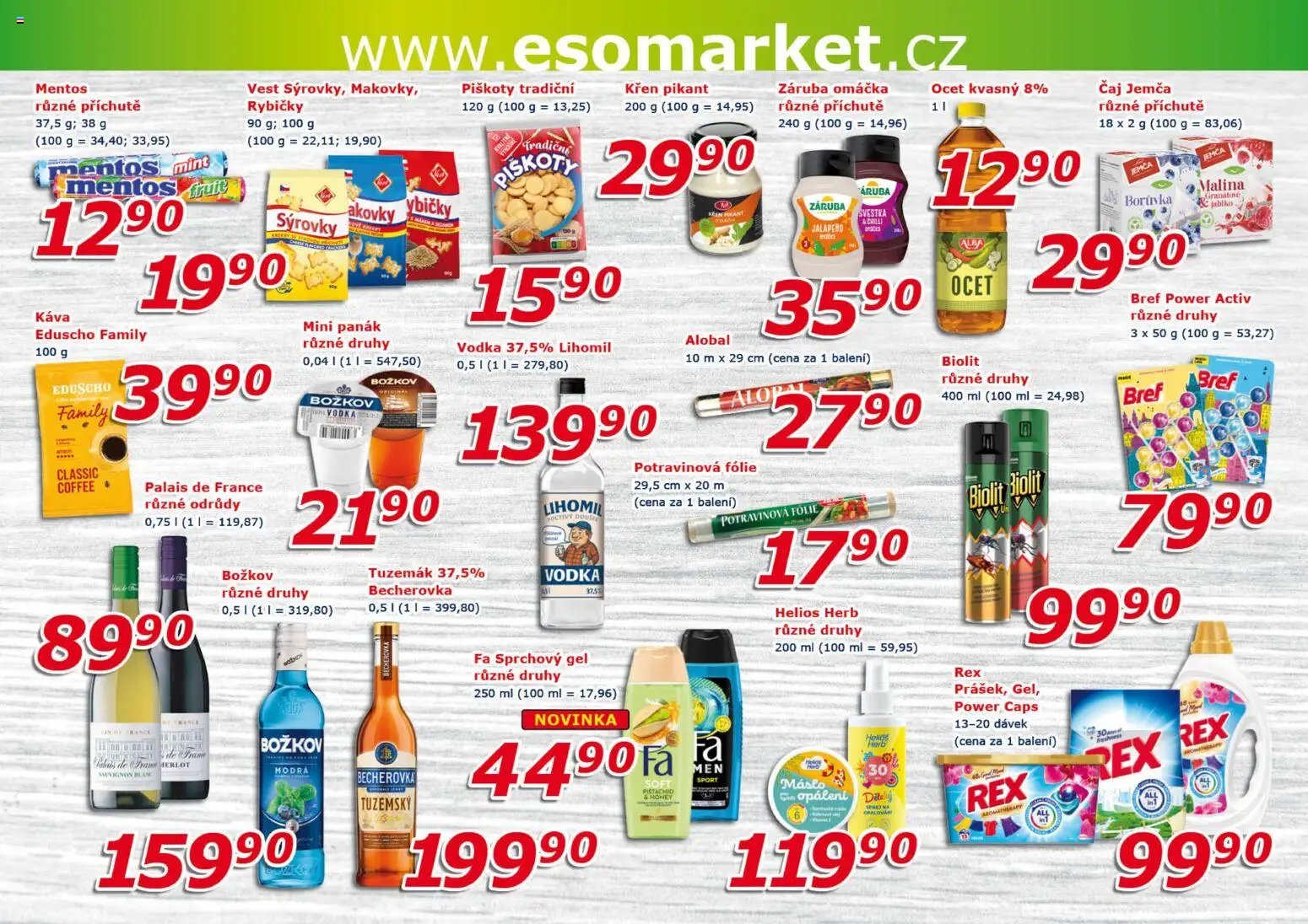 Eso market leták