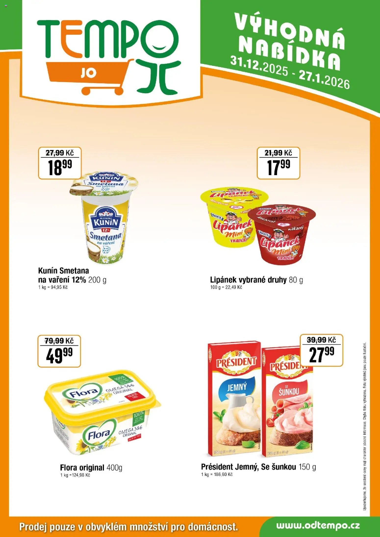 Tempo leták - JO (2025-12-31 - 2026-01-27)