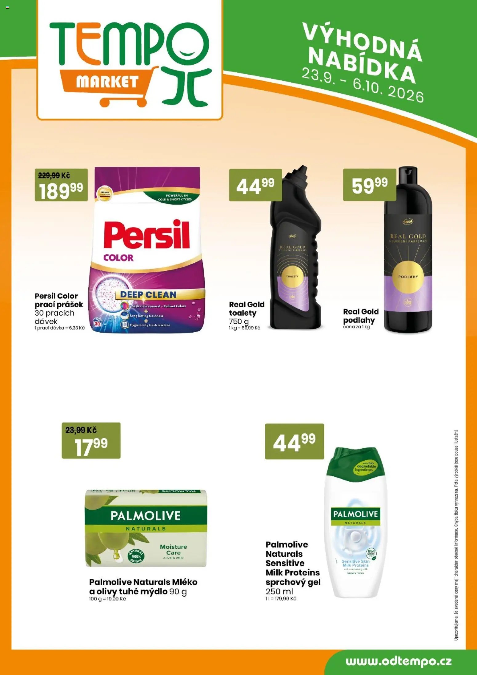 TEMPO leták - market