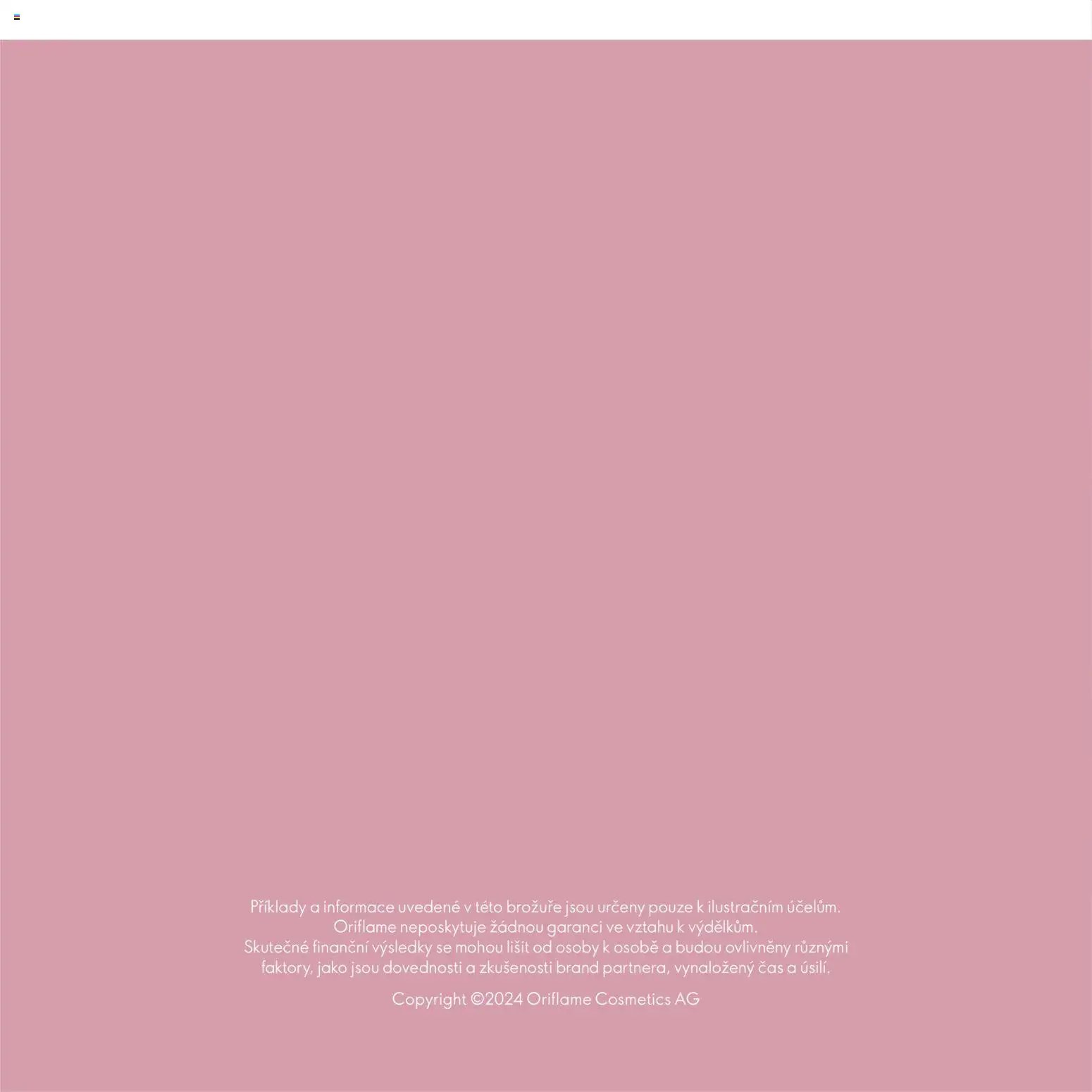 Oriflame katalog Plán odměn pro Brand Partnery