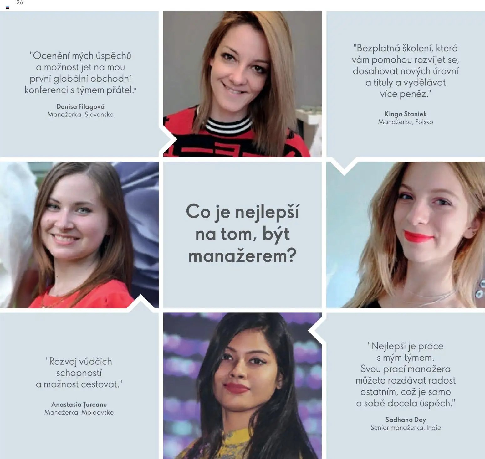 Oriflame katalog Plán odměn pro Brand Partnery