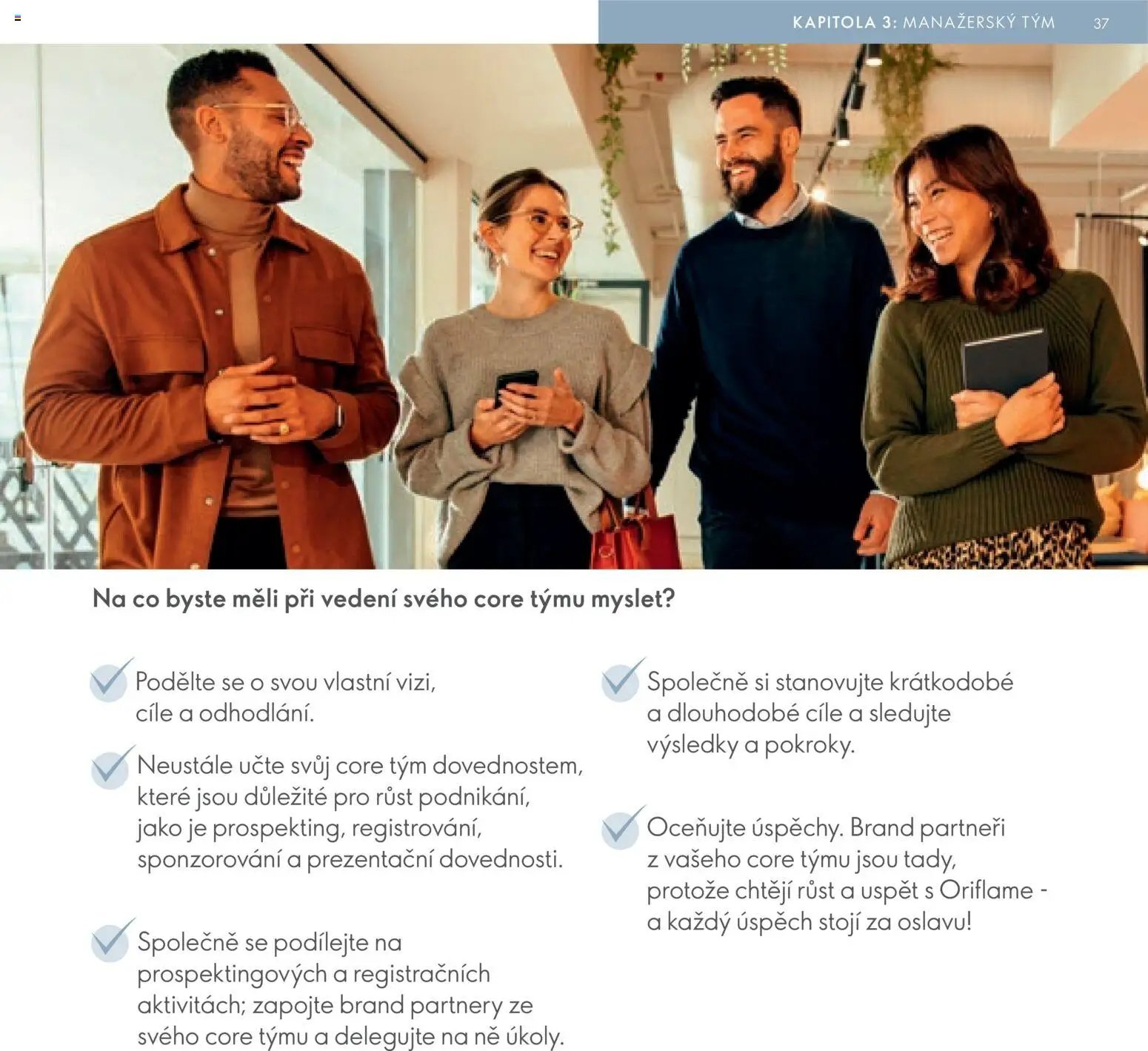 Oriflame katalog Plán odměn pro Brand Partnery