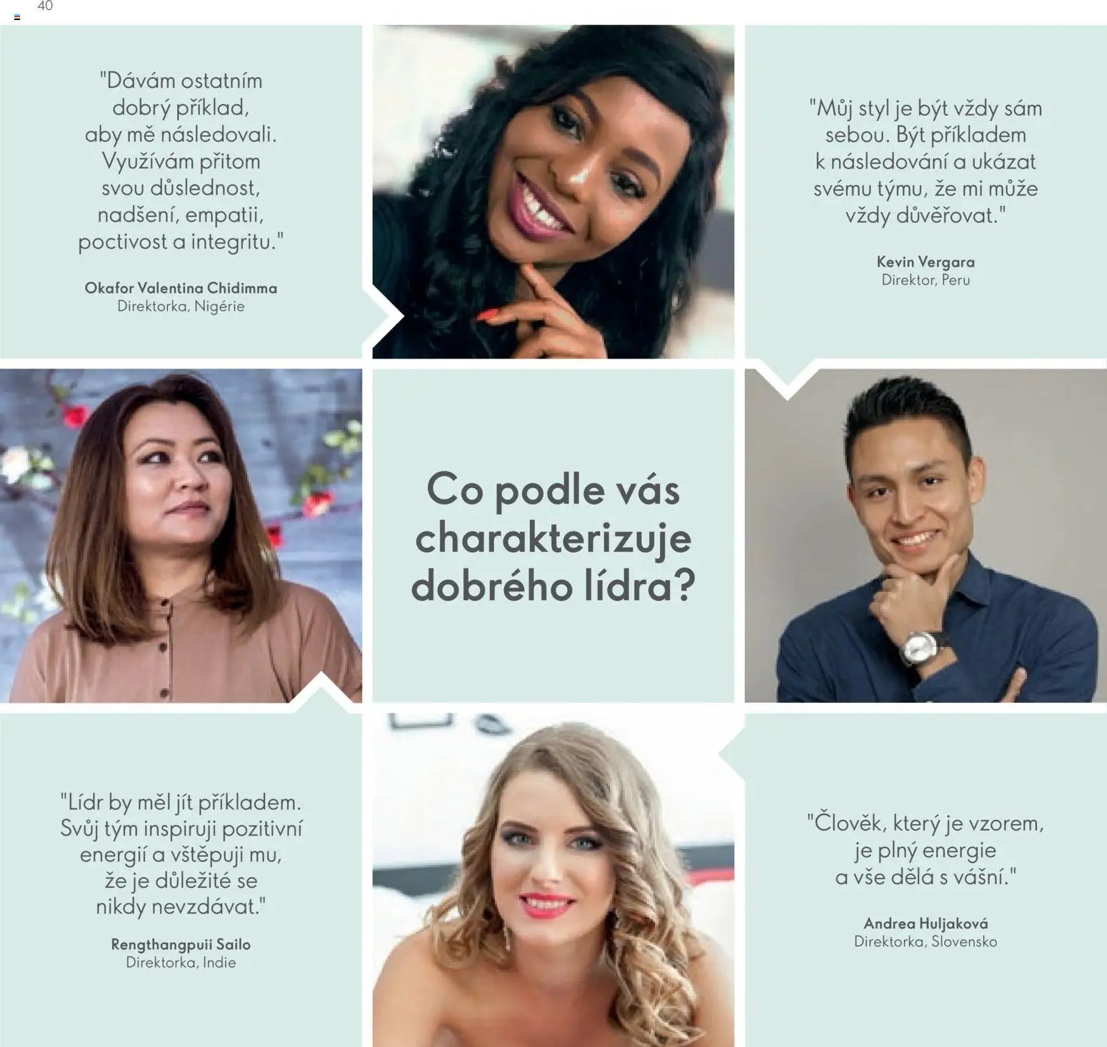 Oriflame katalog Plán odměn pro Brand Partnery
