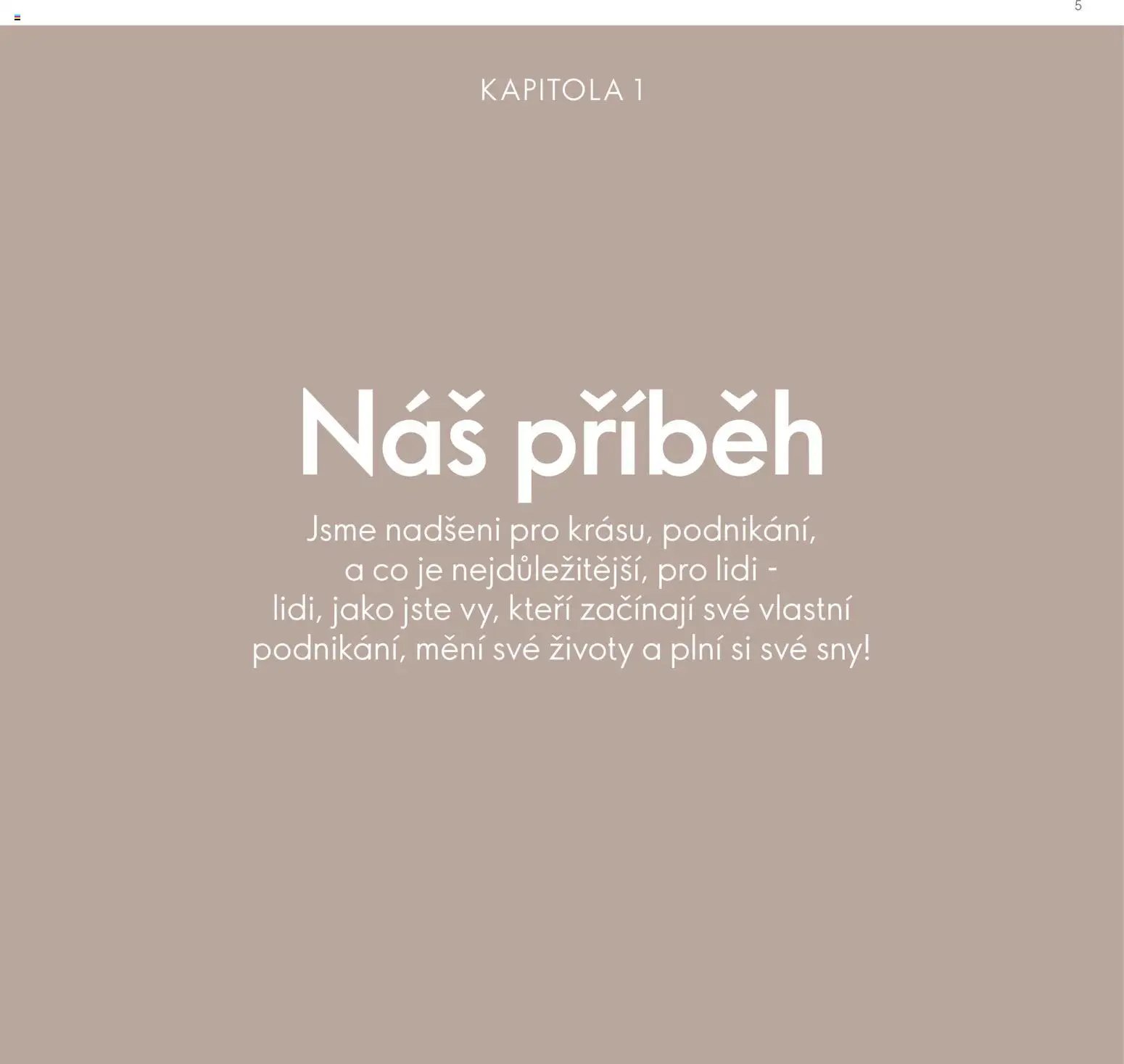Oriflame katalog Plán odměn pro Brand Partnery