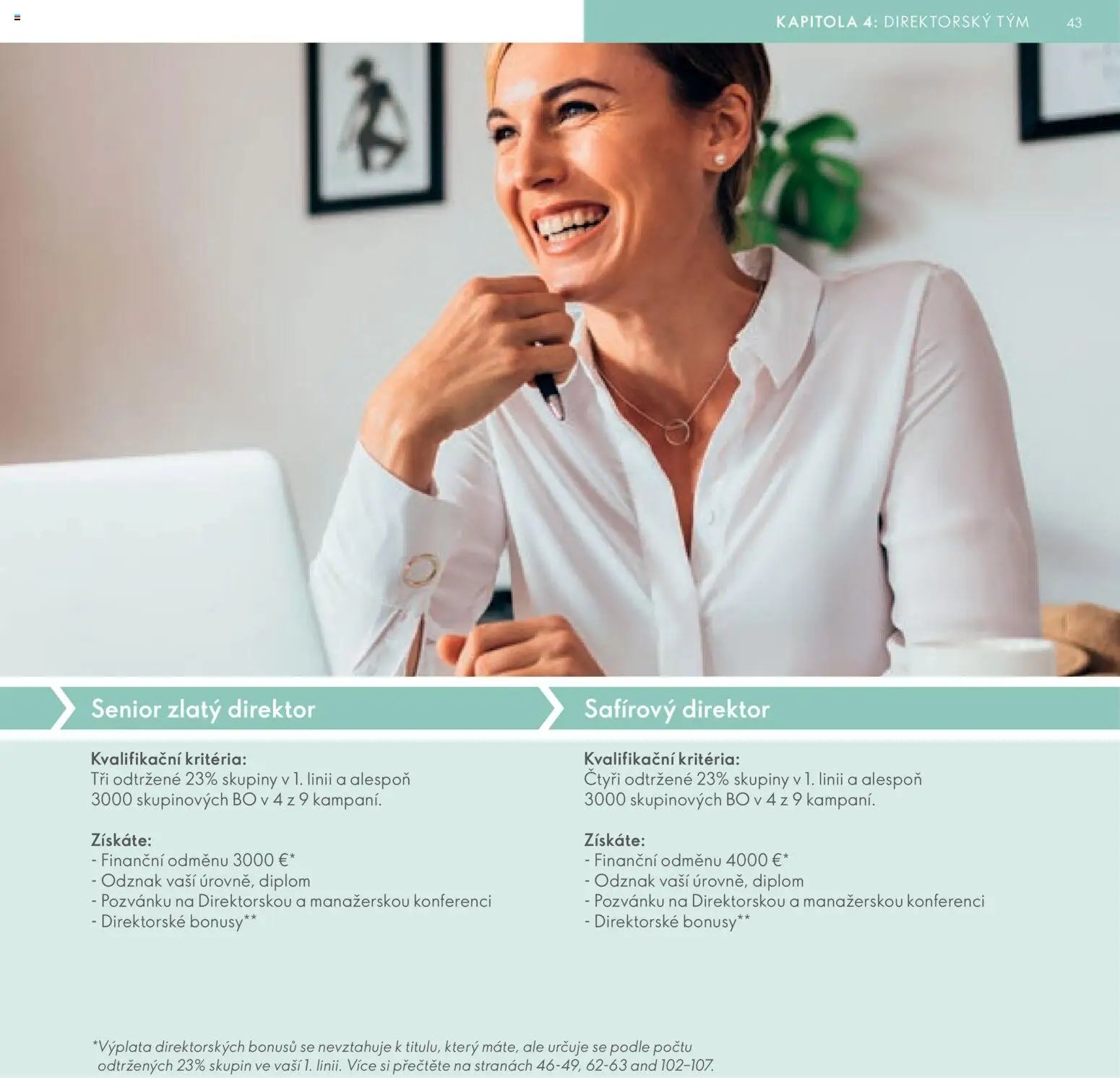 Oriflame katalog Plán odměn pro Brand Partnery
