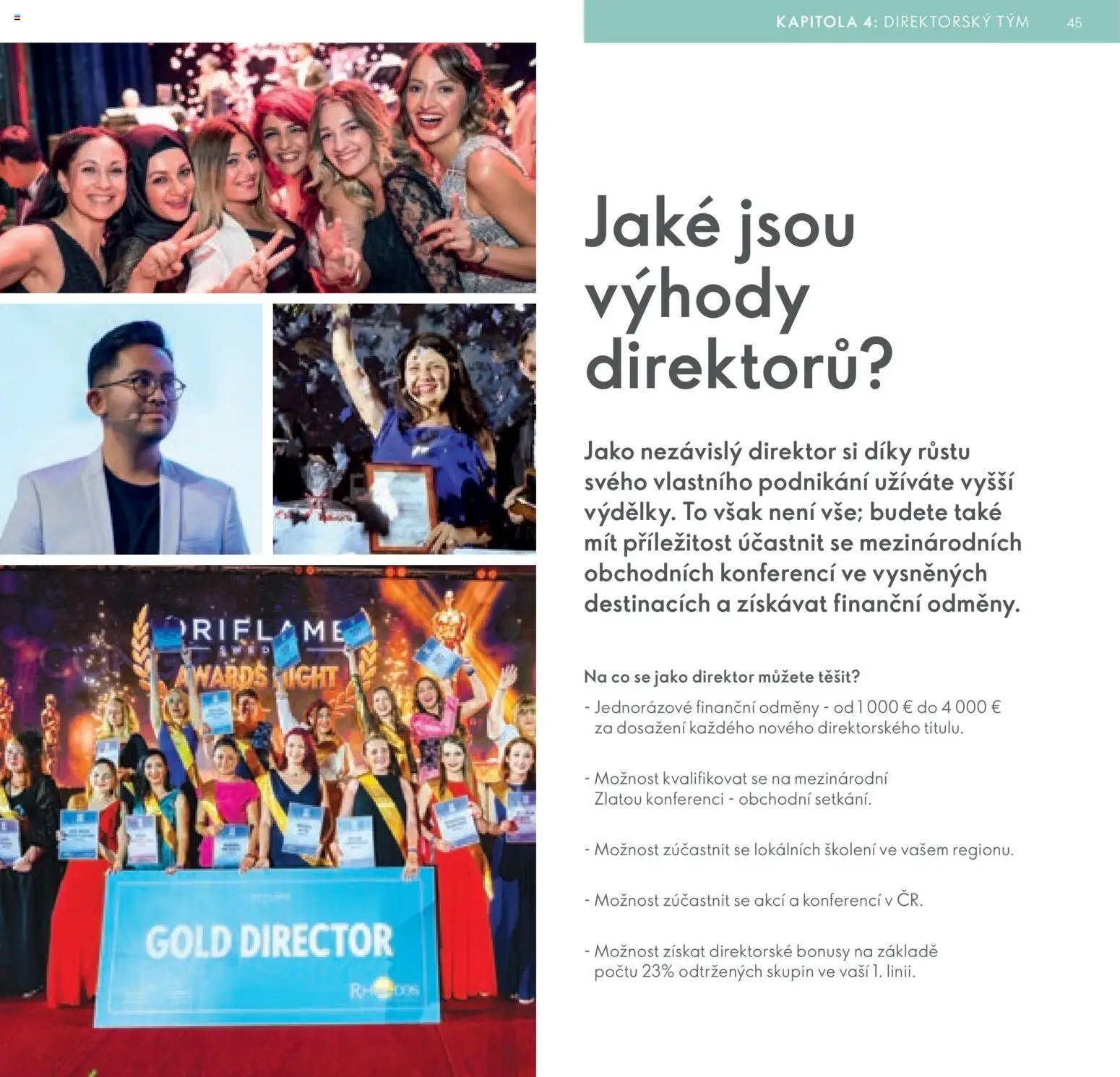 Oriflame katalog Plán odměn pro Brand Partnery
