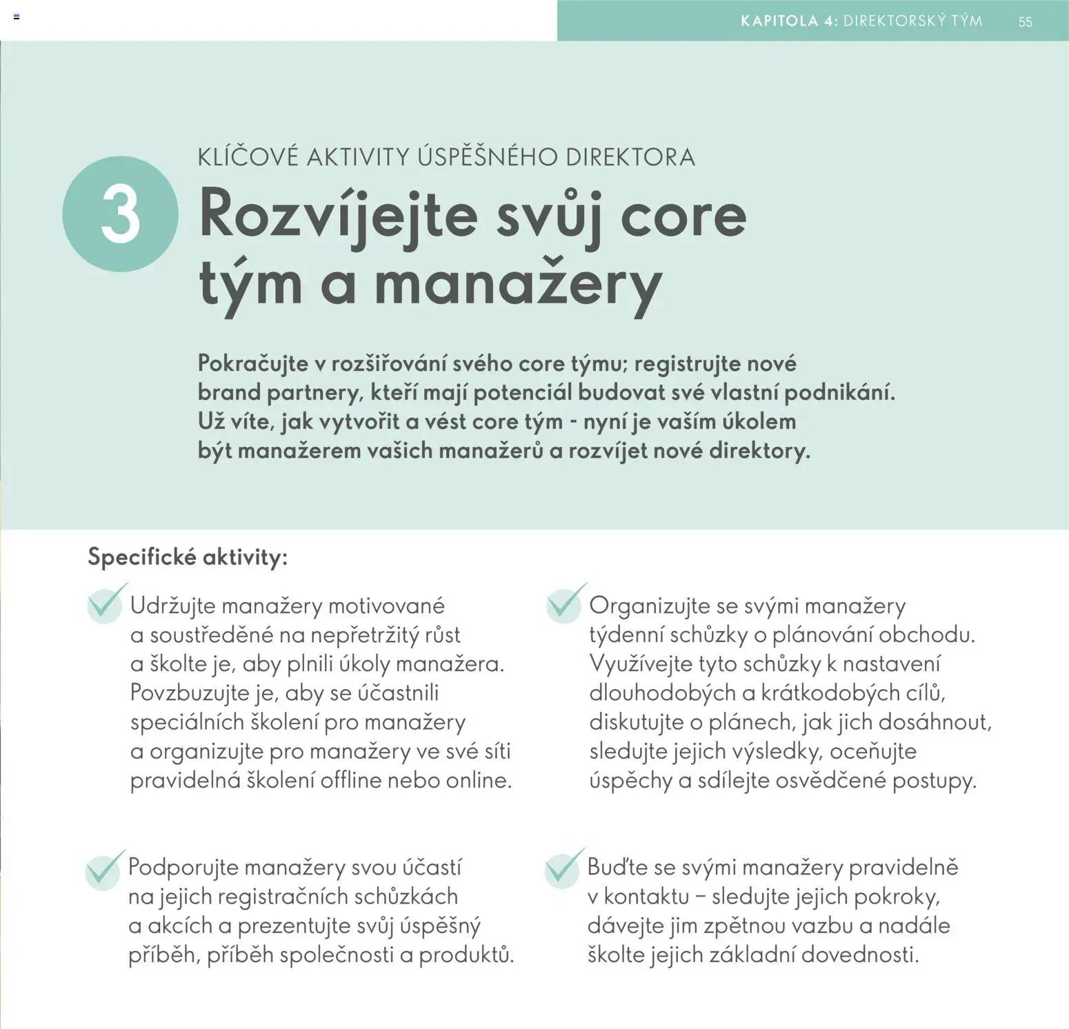 Oriflame katalog Plán odměn pro Brand Partnery