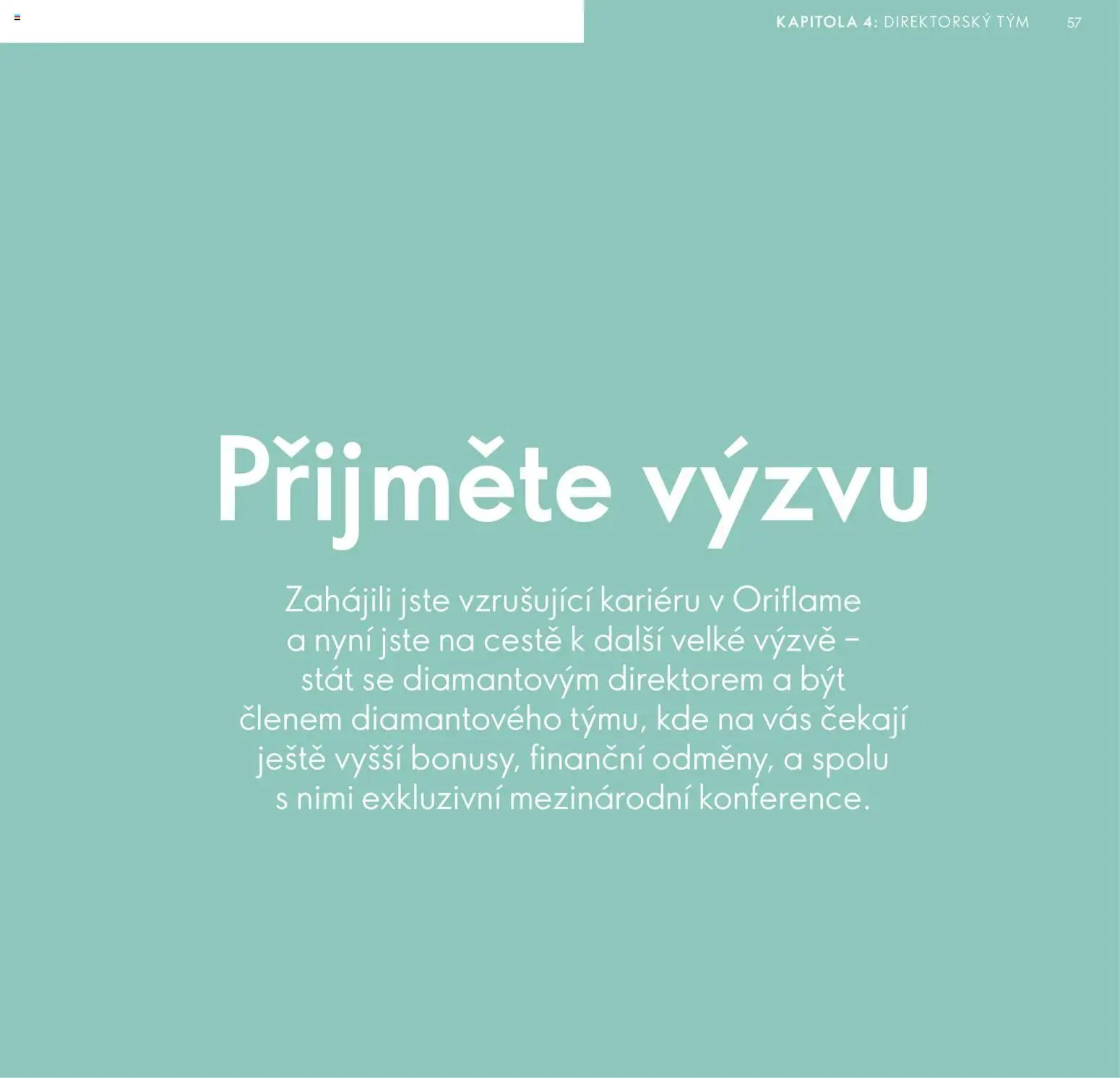 Oriflame katalog Plán odměn pro Brand Partnery
