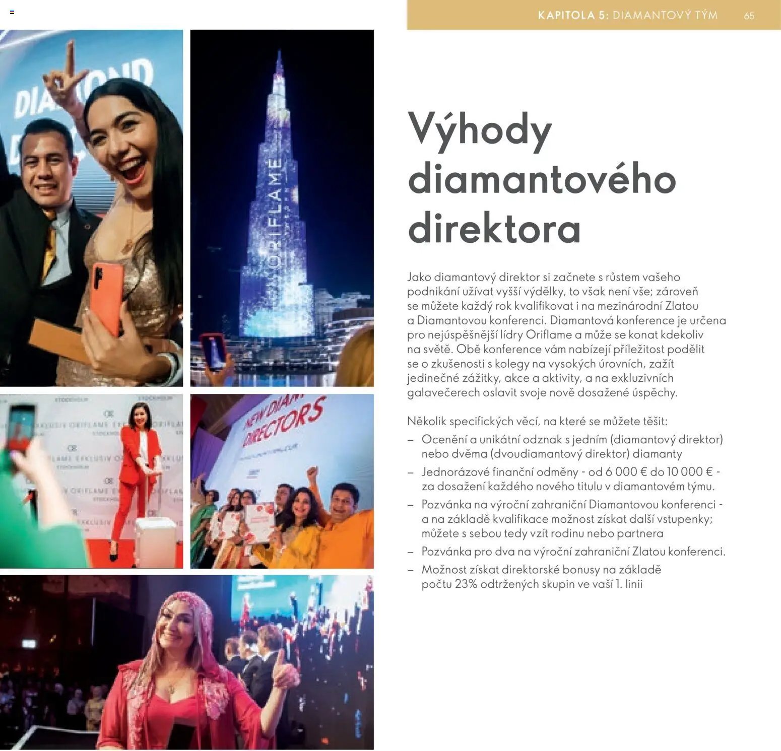 Oriflame katalog Plán odměn pro Brand Partnery