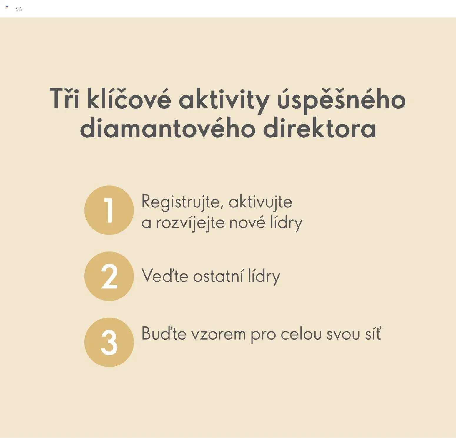 Oriflame katalog Plán odměn pro Brand Partnery