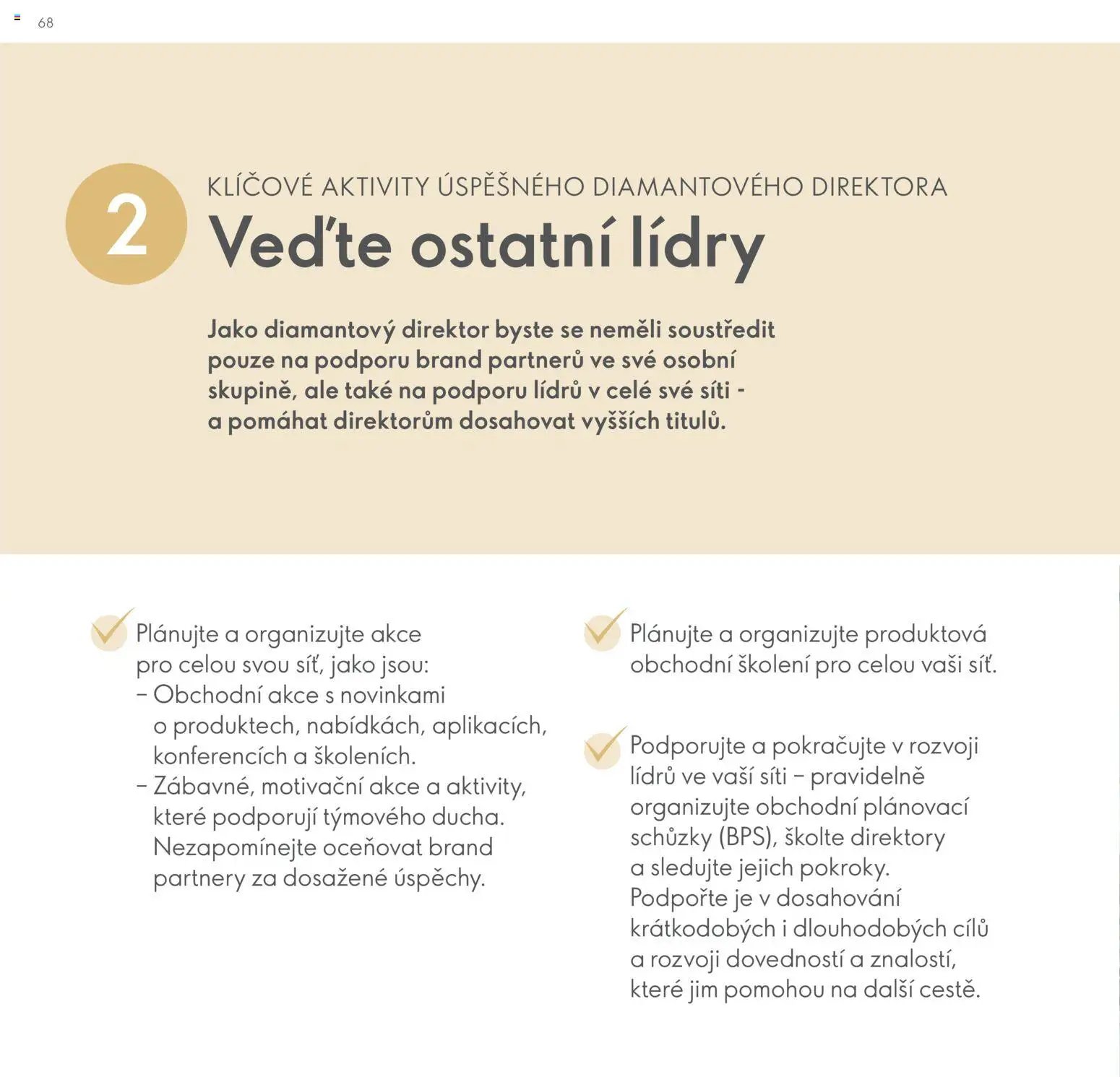 Oriflame katalog Plán odměn pro Brand Partnery