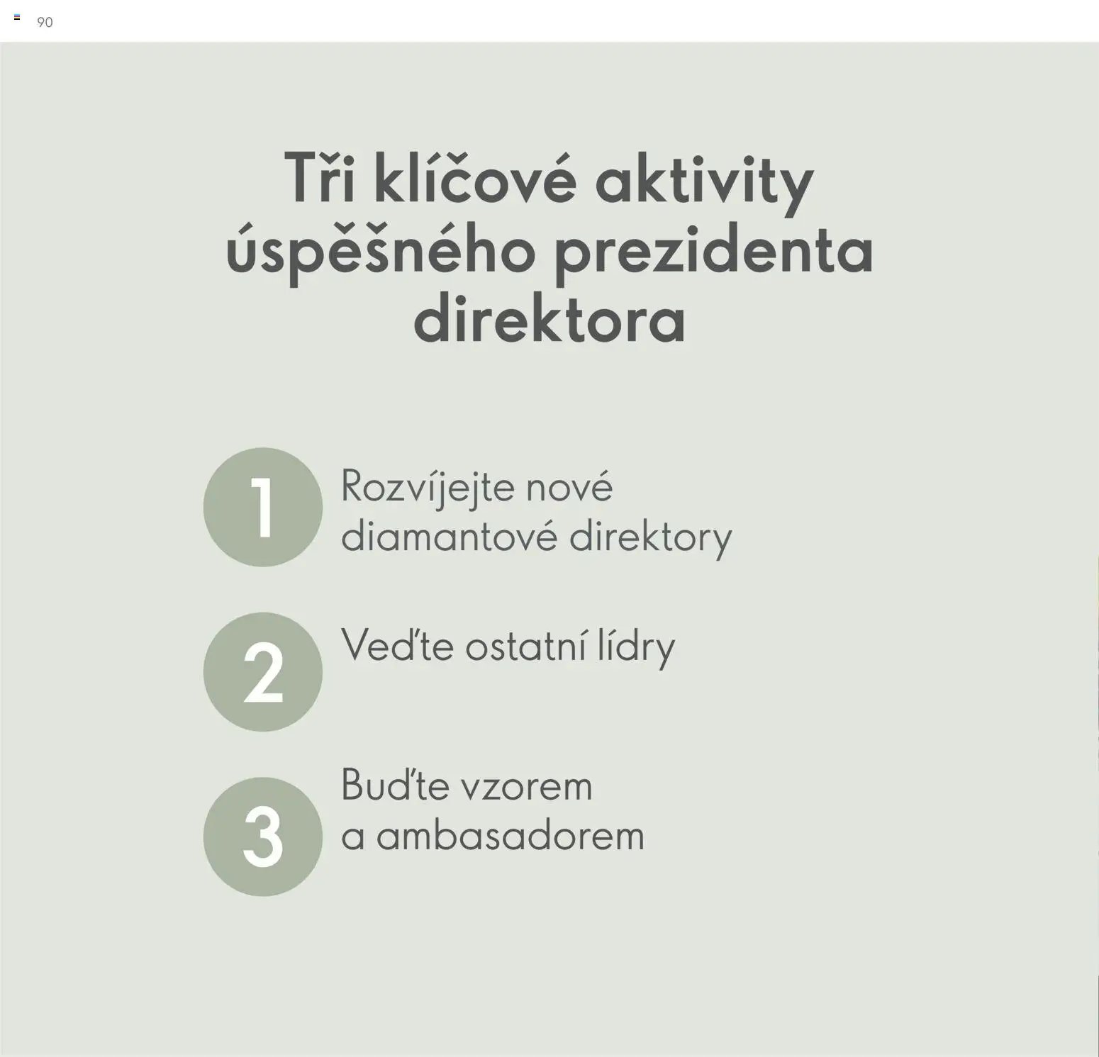 Oriflame katalog Plán odměn pro Brand Partnery