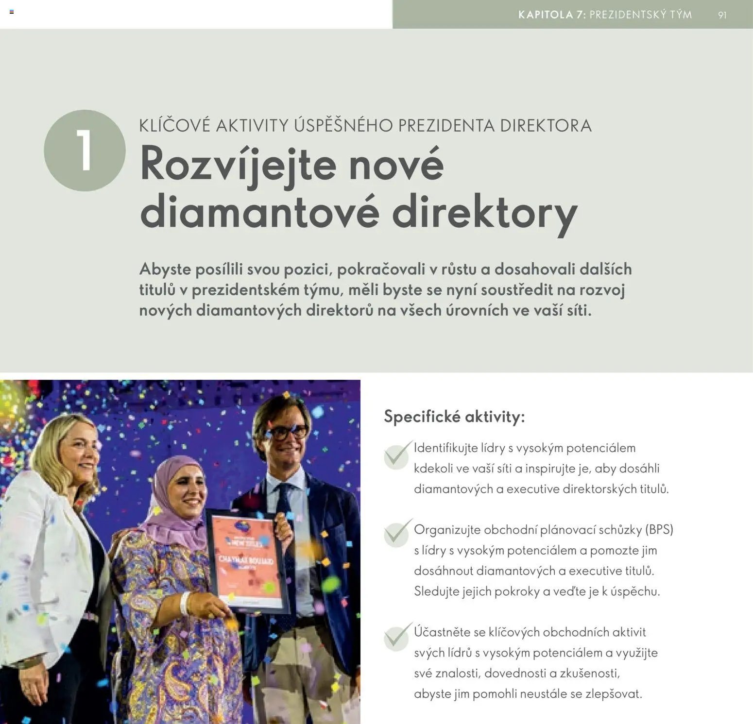 Oriflame katalog Plán odměn pro Brand Partnery