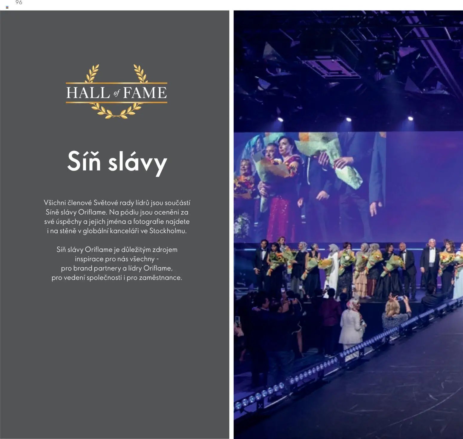 Oriflame katalog Plán odměn pro Brand Partnery