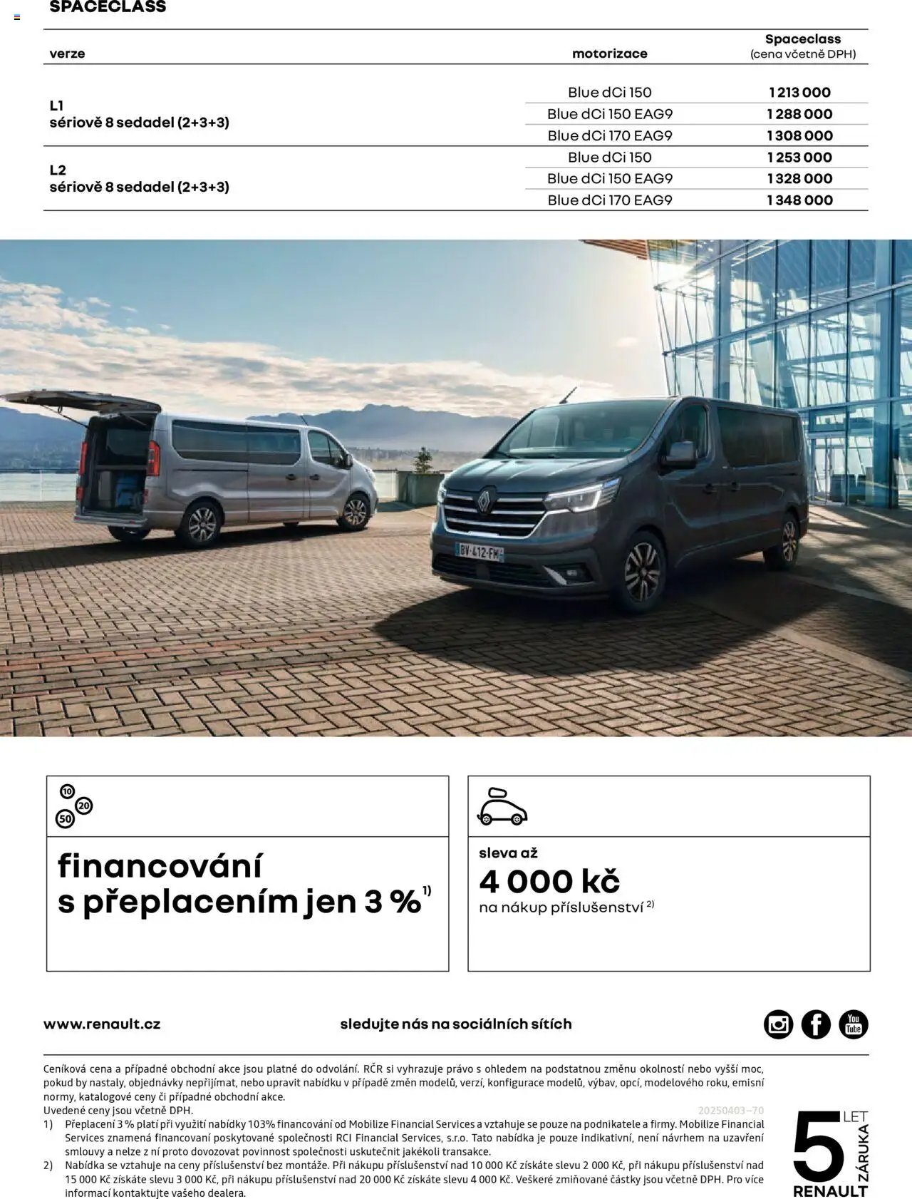 Renault katalog - Trafic Spaceclass (2025-04-25 - 2026-02-28)