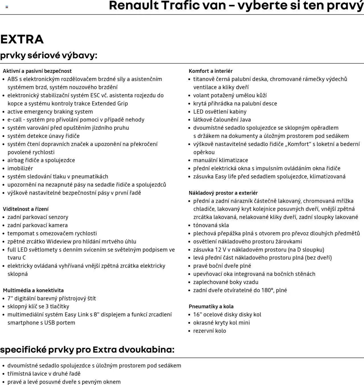 Renualt katalog - Trafic Van (2025-04-25 - 2026-02-28)