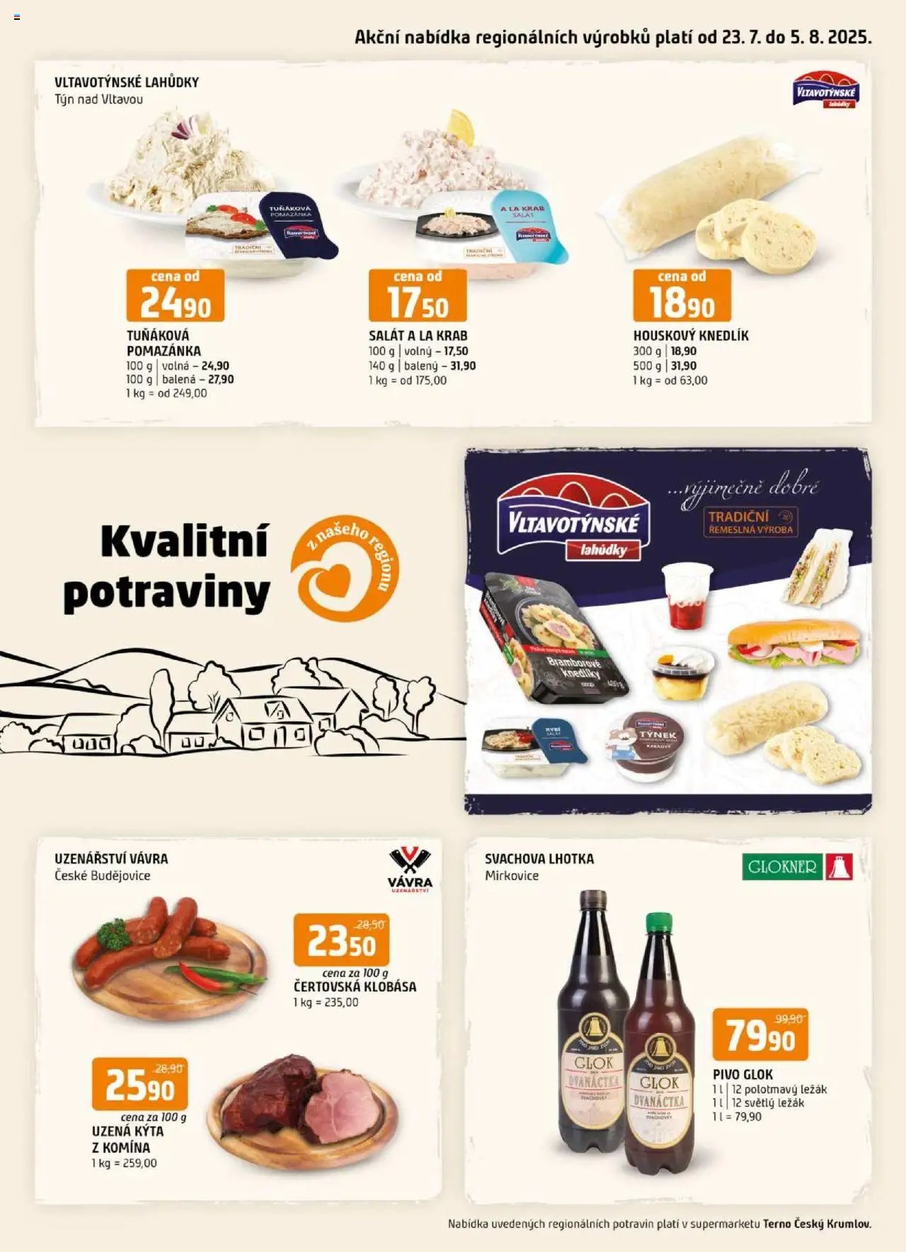 Terno leták - Český Krumlov (2025-07-23 - 2025-07-29)