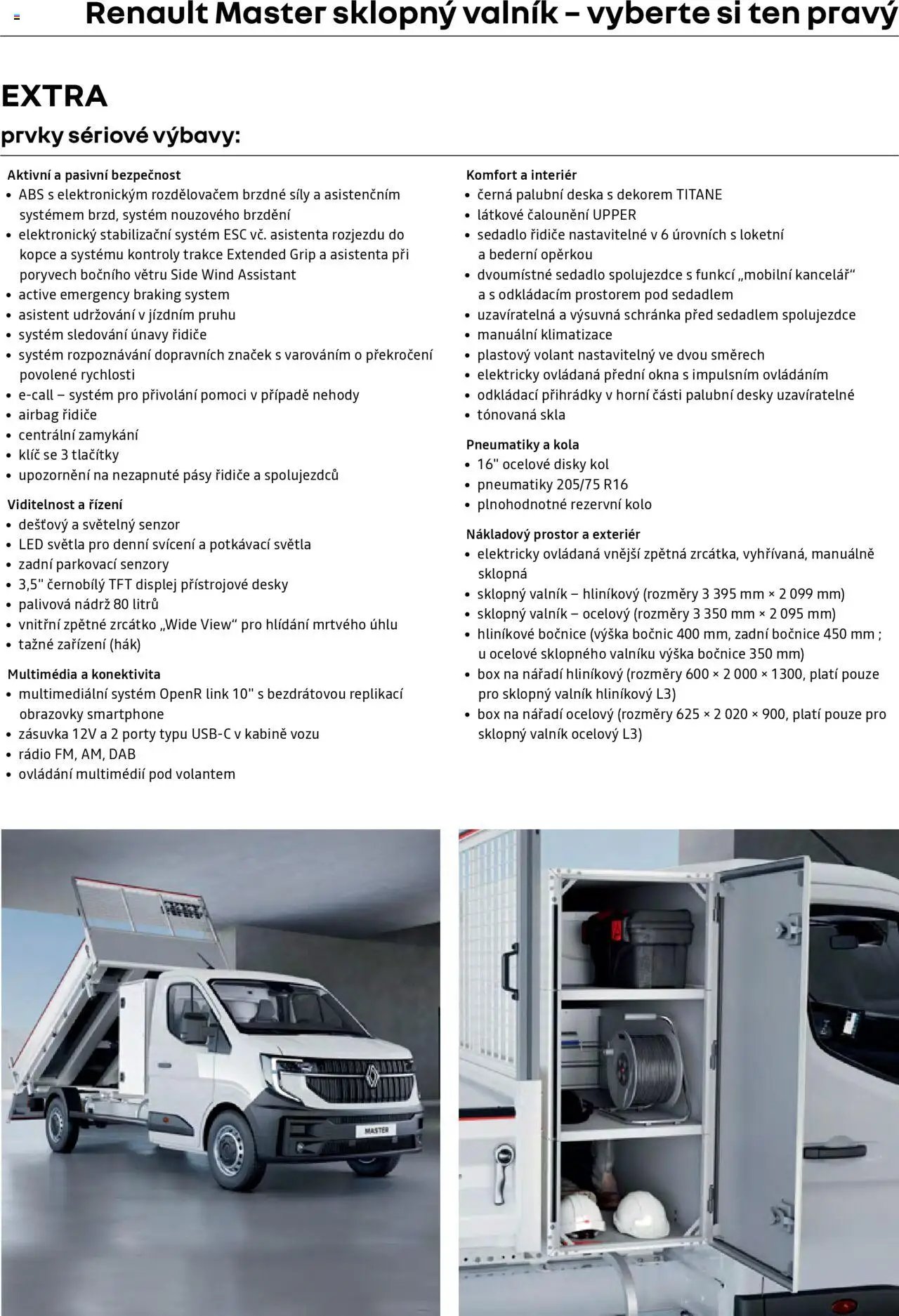 Renault katalog - Master Sklopný Valník a Valníky (2025-04-25 - 2026-02-28)