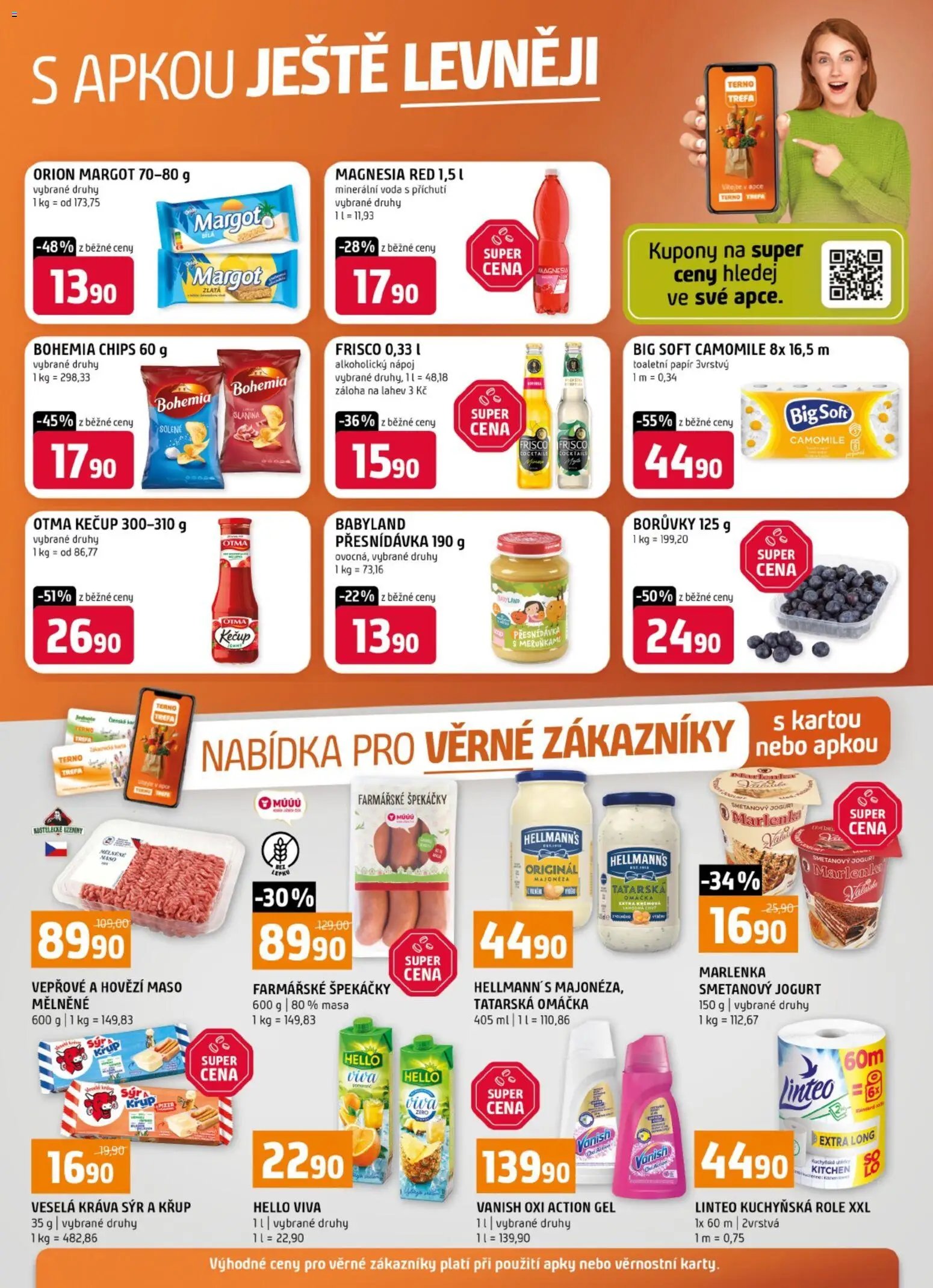 Terno leták - Nabídka pro věrné zákazníky