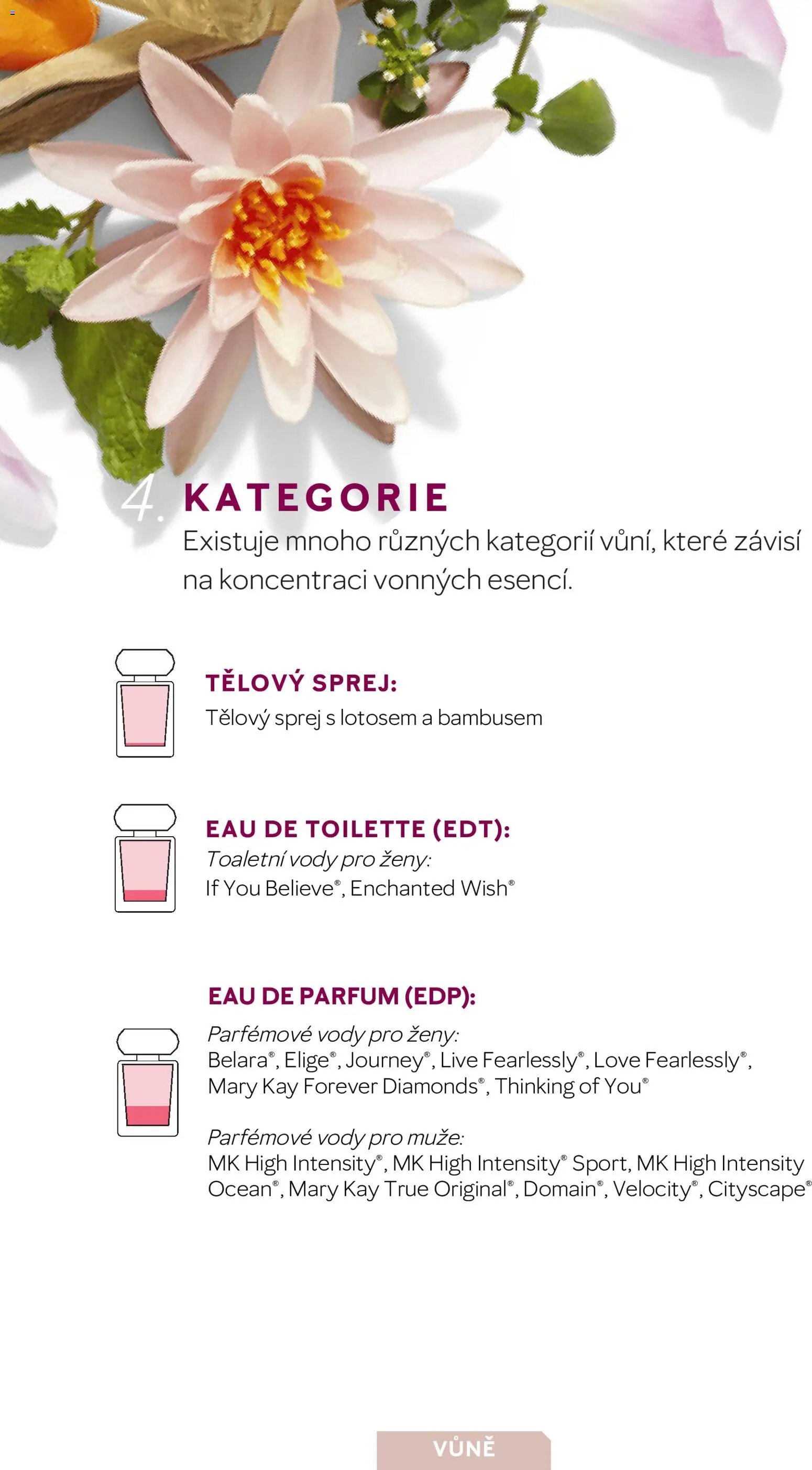 Mary Kay katalog - Vůně (2026-04-27 - 2030-04-28)