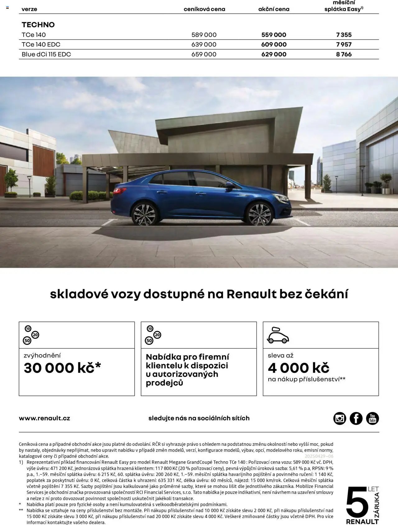 Renault katalog - Megane GrandCoupé (2025-04-30 - 2026-02-28)