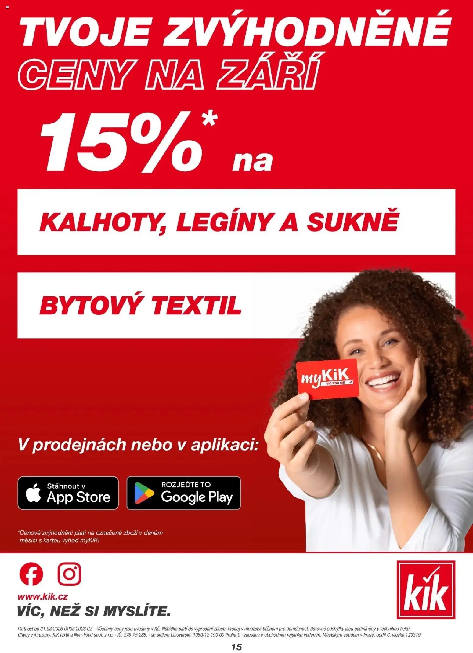 Kik aktuální leták