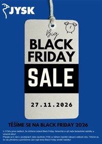 JYSK Black Friday avízo