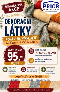 Prior - Dekorační Látky