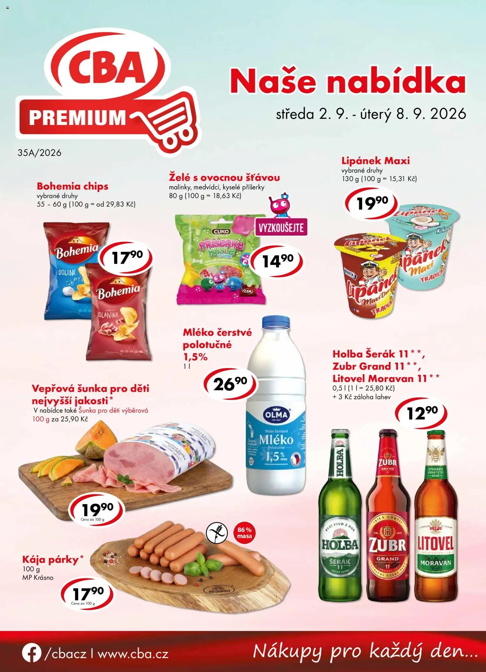 CBA leták - Premium