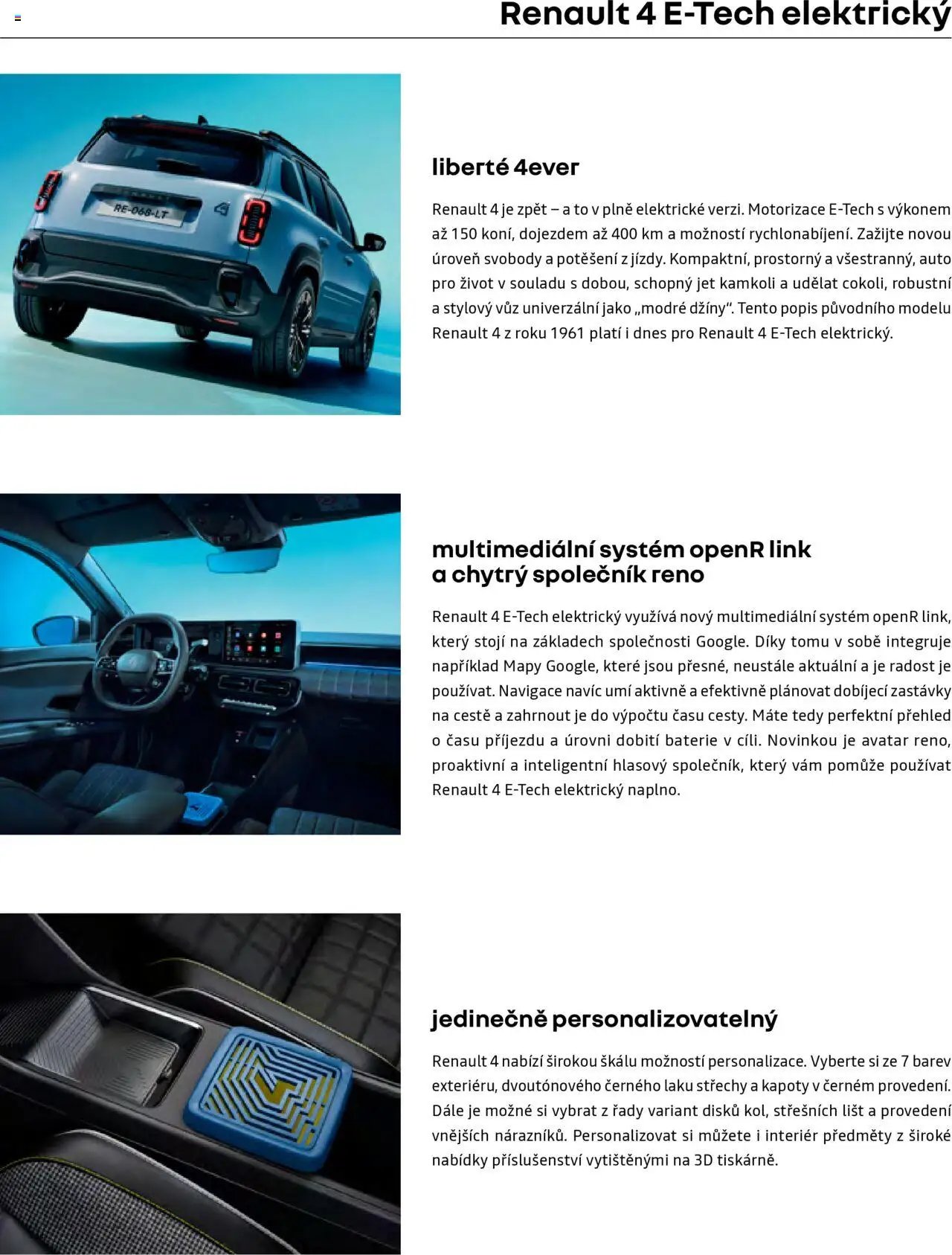 Renault katalog - Renault 4 E-Tech elektrický (2025-06-10 - 2026-03-31)