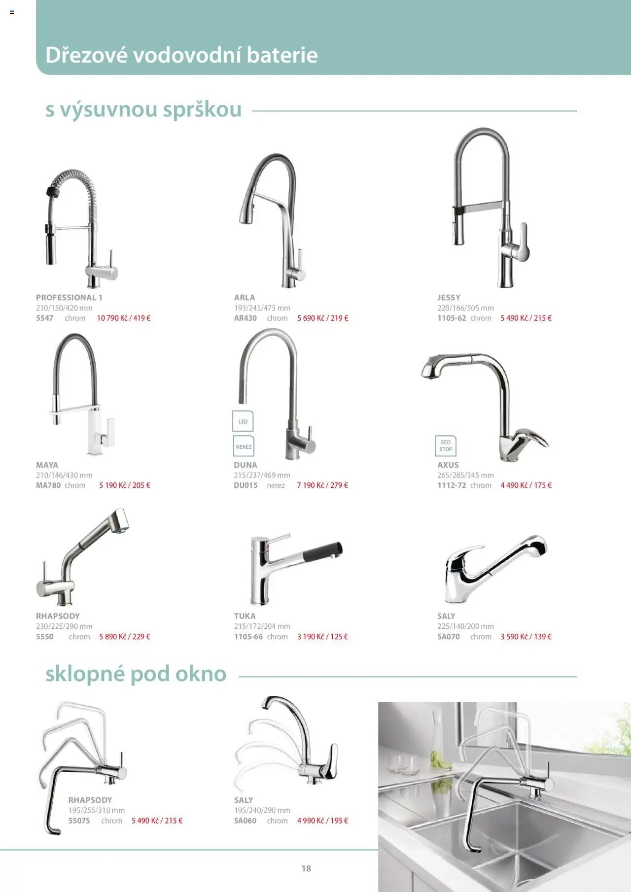 Sapho koupelny katalog - Kuchyňské dřezy a baterie (2022-07-29 - 2025-12-31)