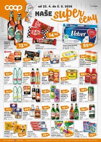 Terno leták - COOP naše super ceny (2026-04-22 - 2026-05-05)